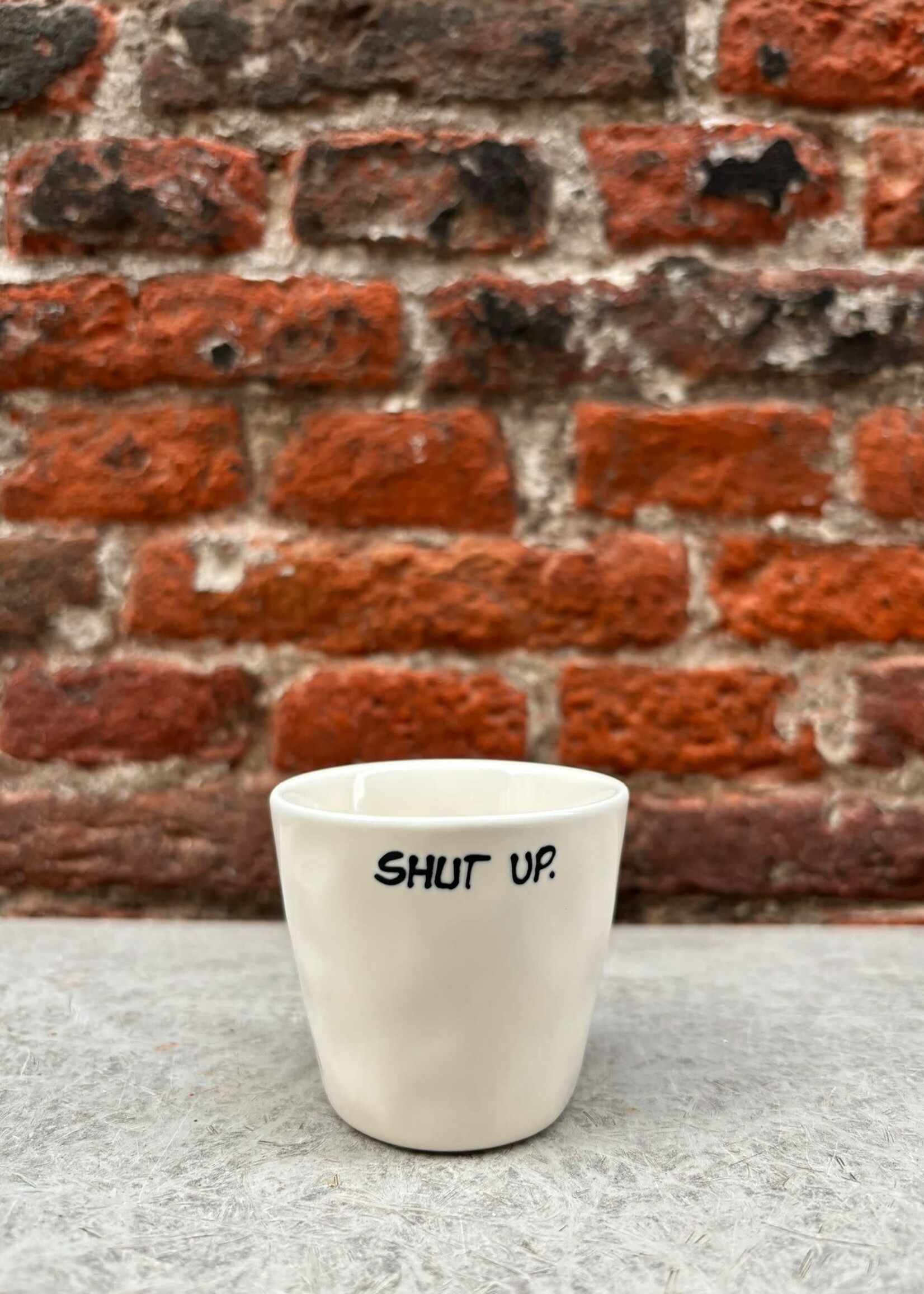 Anna + Nina Anna + Nina Espresso Cup 'Shut Up'