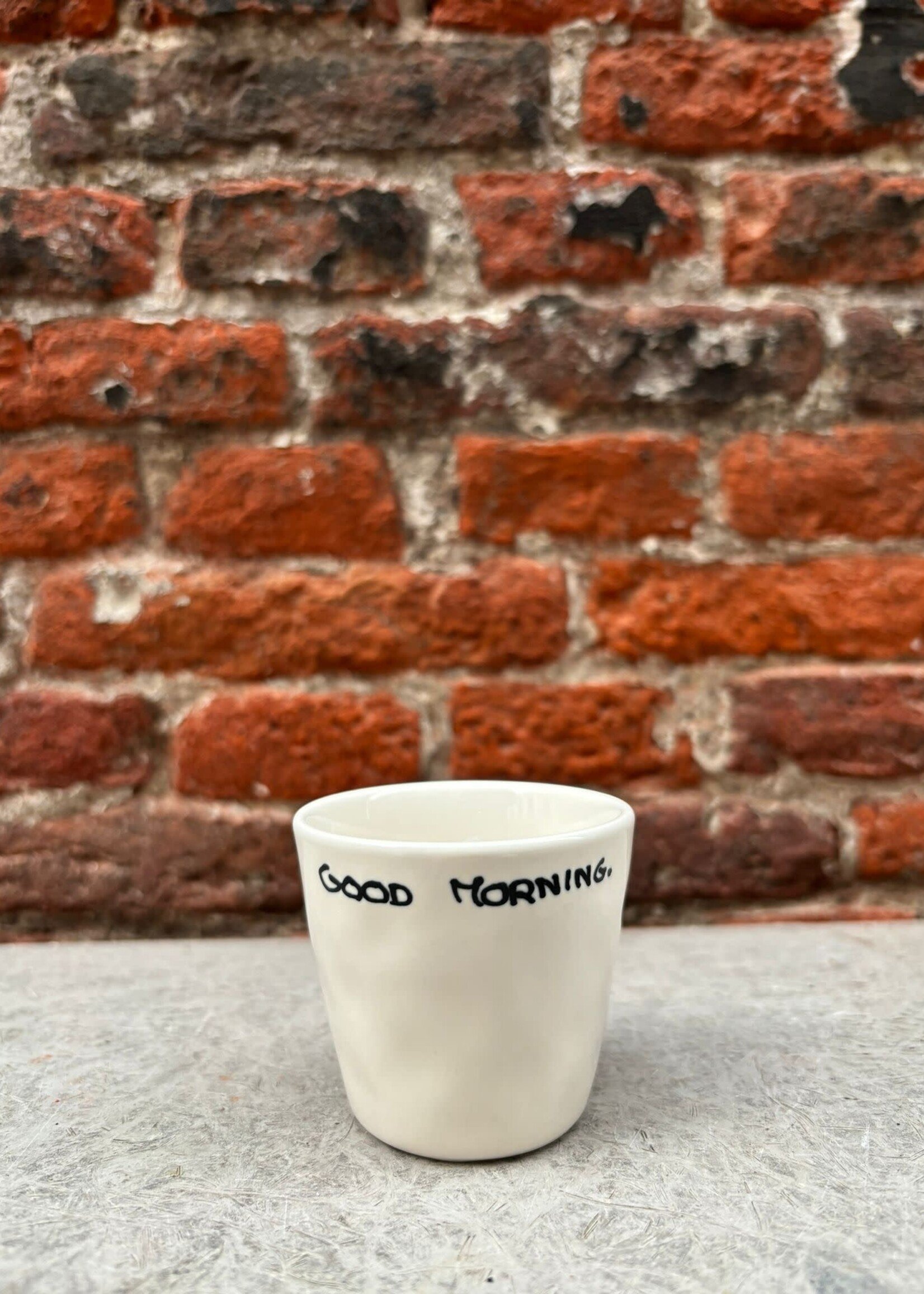 Anna + Nina Anna + Nina Espresso Cup 'Good Morning'