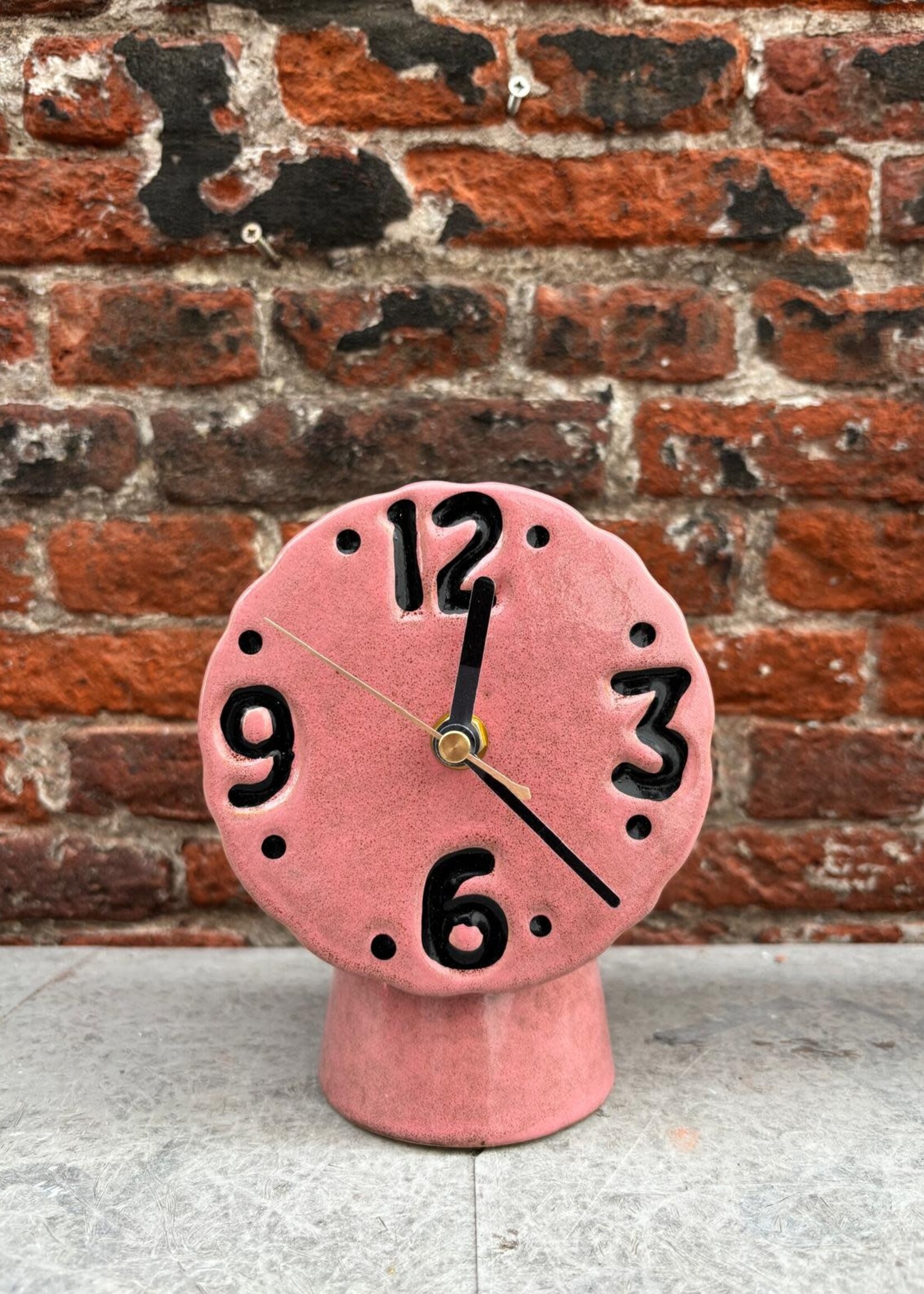 HKliving HKliving Retro Ceramic Clock 'Pink'