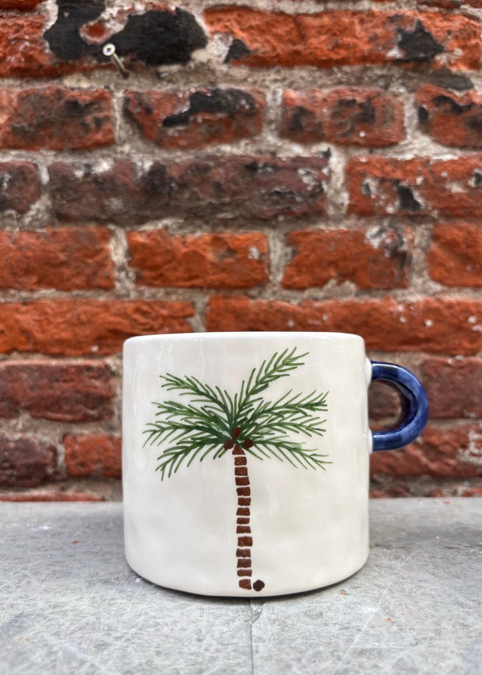 Anna + Nina Anna + Nina Palm Tree Mug
