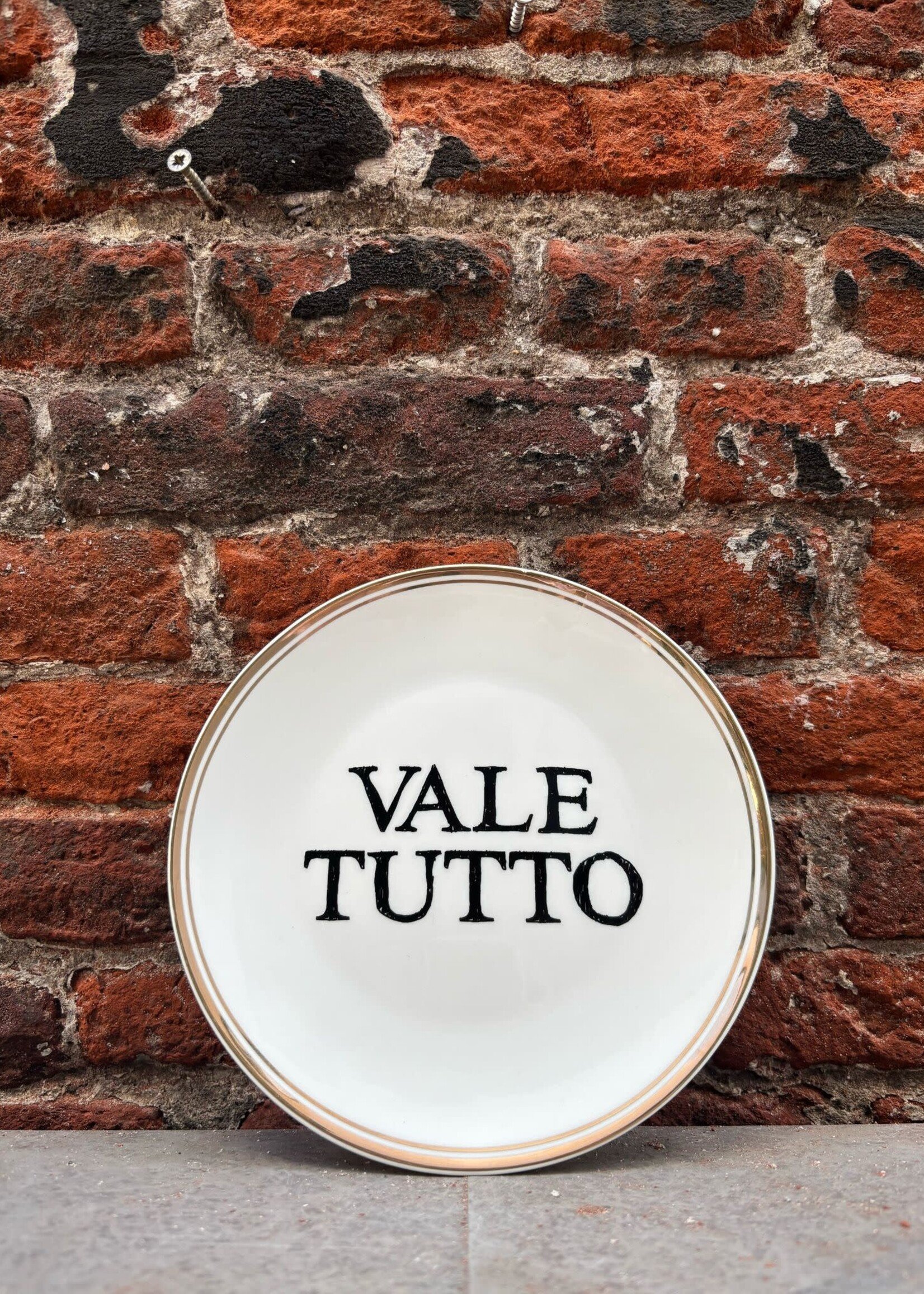 Bitossi Bitossi Funky Table Plate 'Vale Tutto'