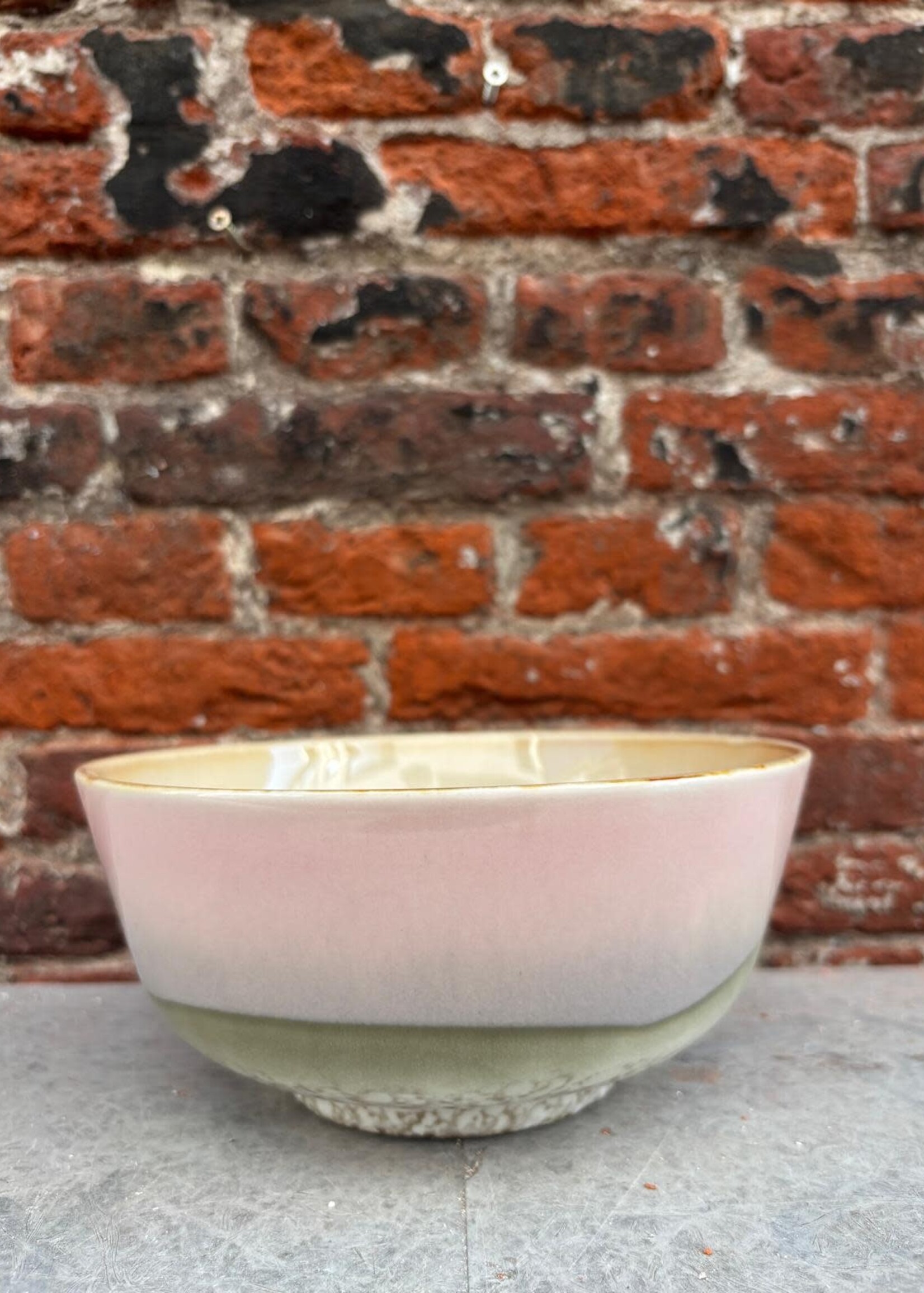 HKliving HKliving Ceramic 70's Ramen Bowl 'Muse'