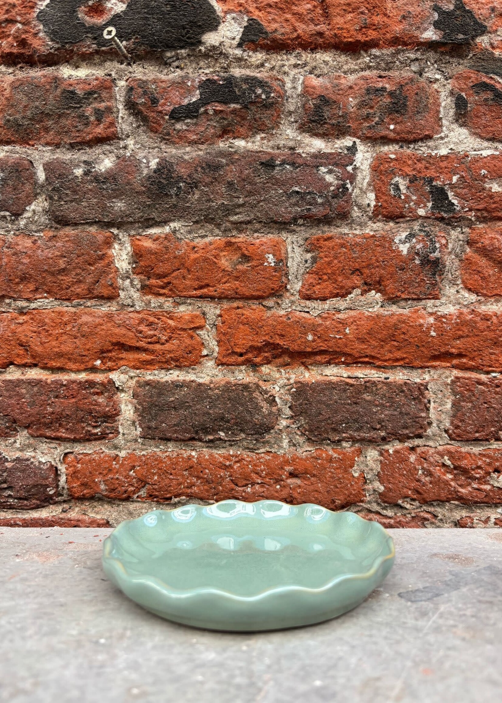 Gresnovo Gresnovo Moove Plate 13 cm 'Vert Lichen'