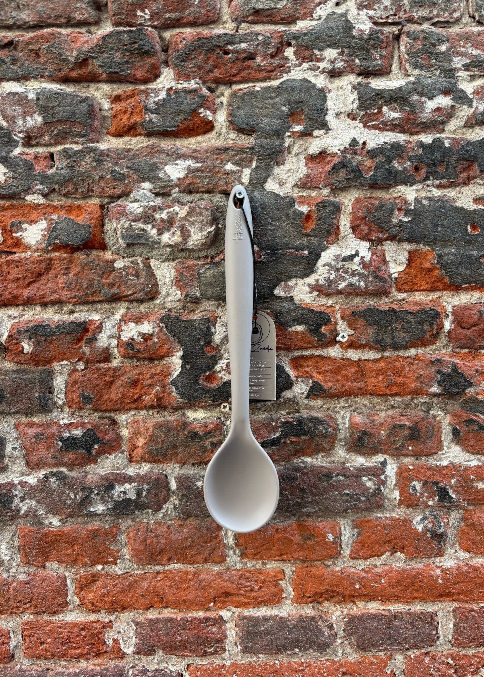 Tools2Cook Tools2Cook Siliconen Lepel 'Nutmeg Grey'
