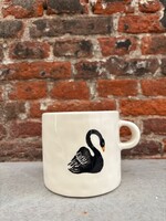 Anna + Nina Anna + Nina Black Swan Mug