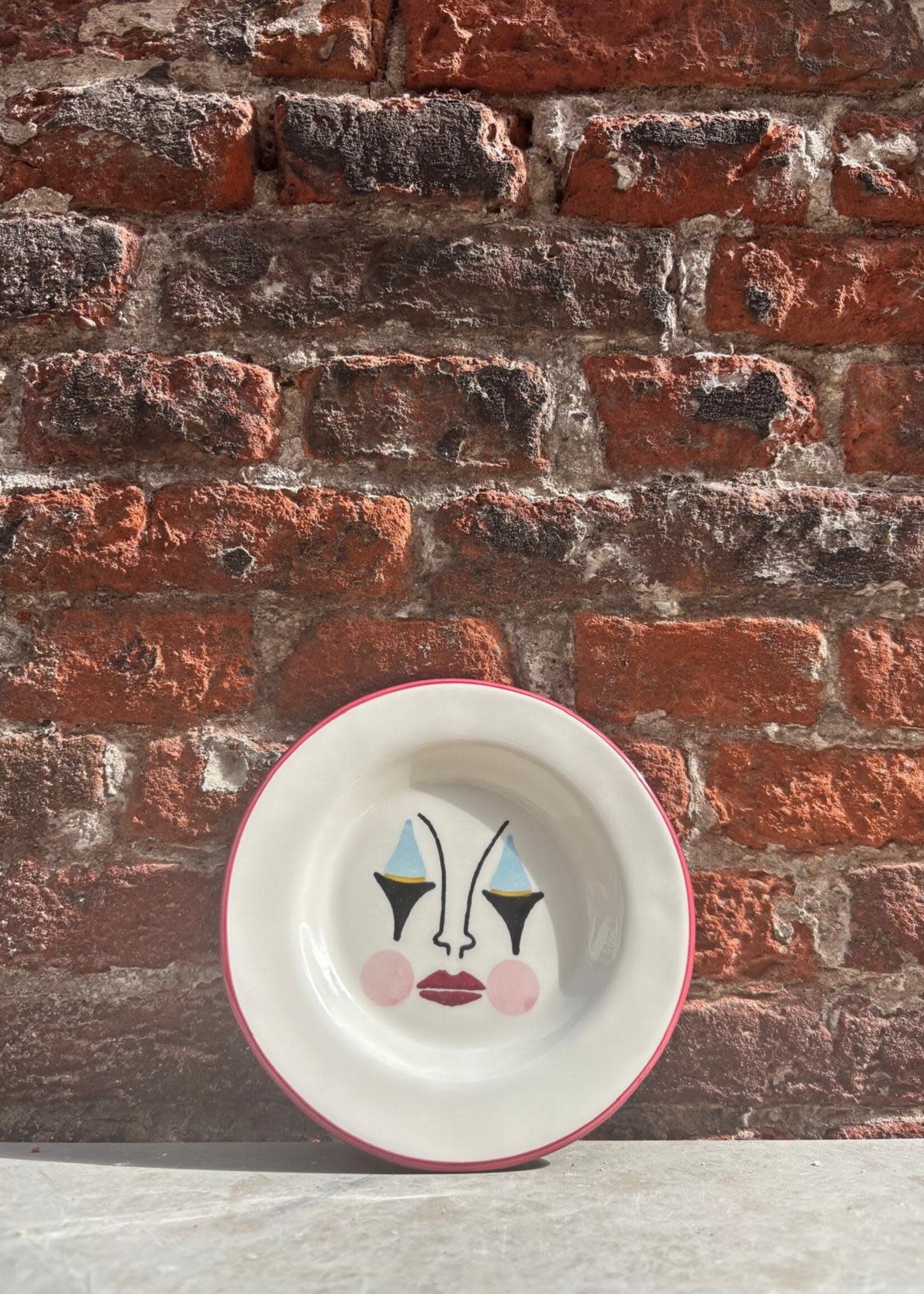 Anna + Nina Anna + Nina Pierrot Dessert Plate