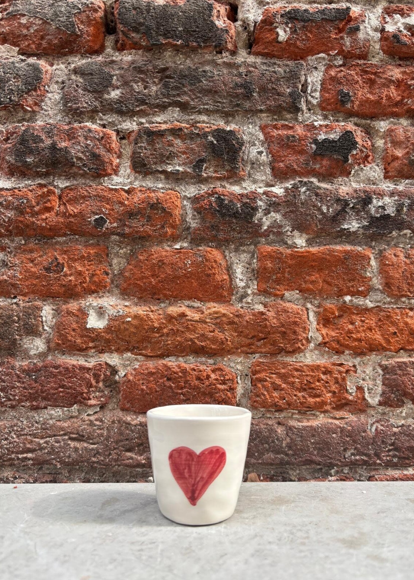 Anna + Nina Anna + Nina Queen of Hearts Espresso Cup