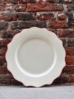 Anna + Nina Anna + Nina Carmine Scalloped Dinner Plate