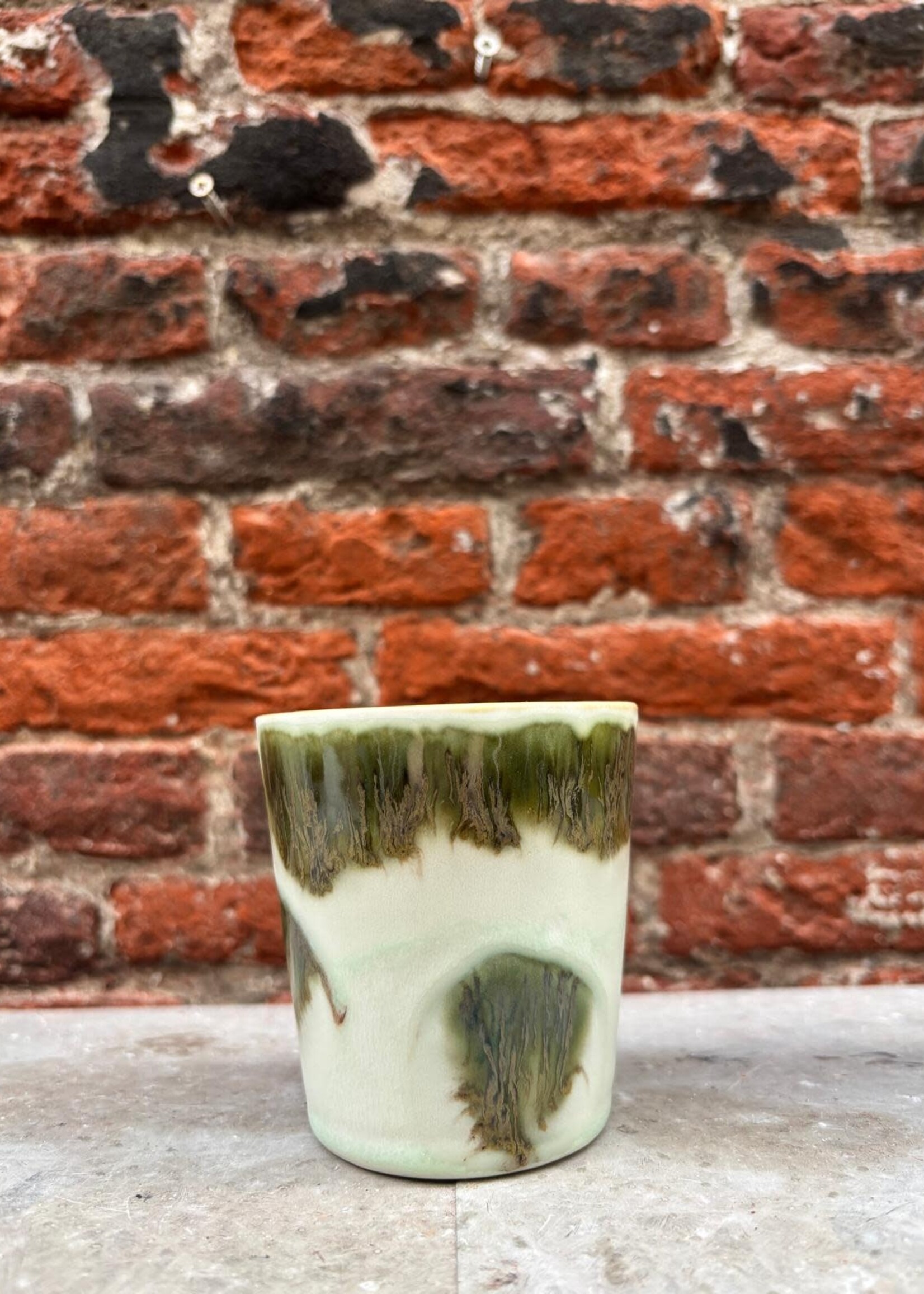 HKliving HKliving Ceramic 70's Coffee Mug 'Tide'
