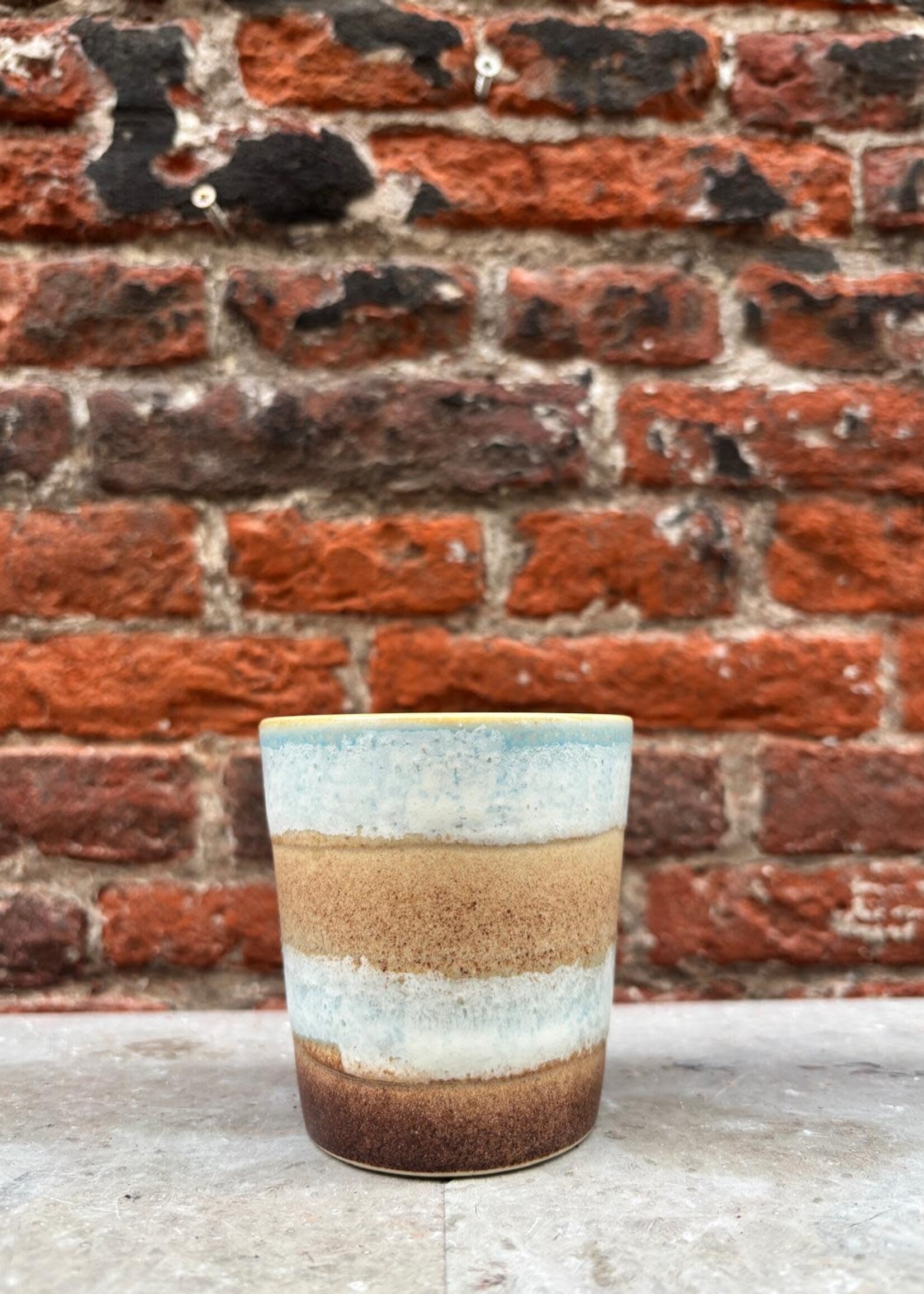 HKliving HKliving Ceramic 70's Coffee Mug 'Skyline'