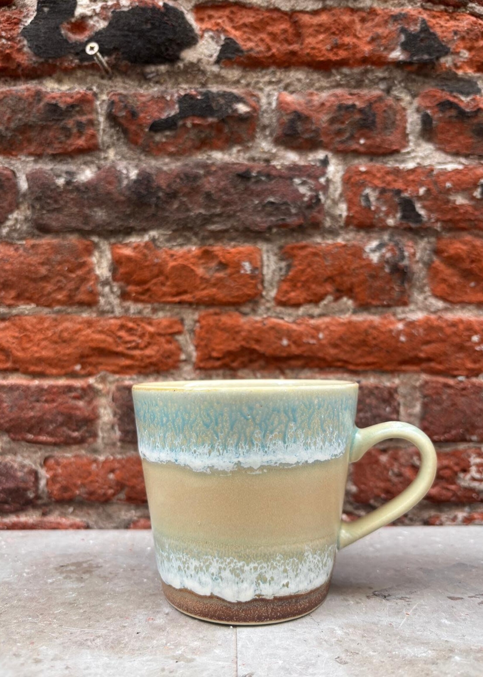 HKliving HKliving Ceramic 70's Cappuccino Mug 'Skyline'