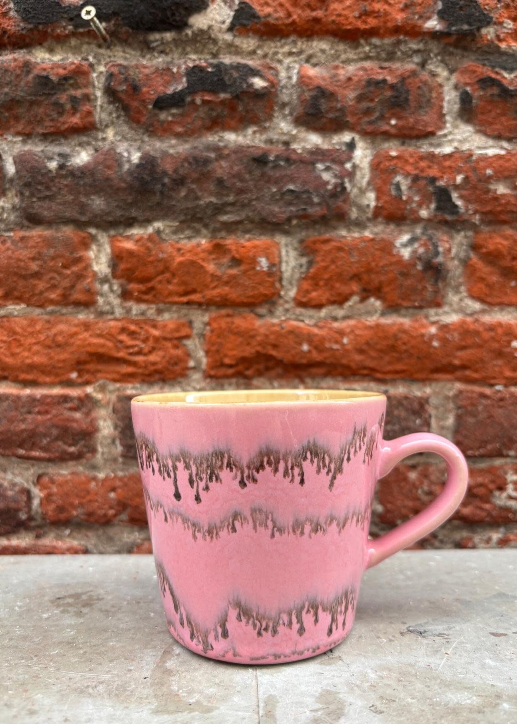 HKliving HKliving Ceramic 70's Cappuccino Mug 'Bubble'