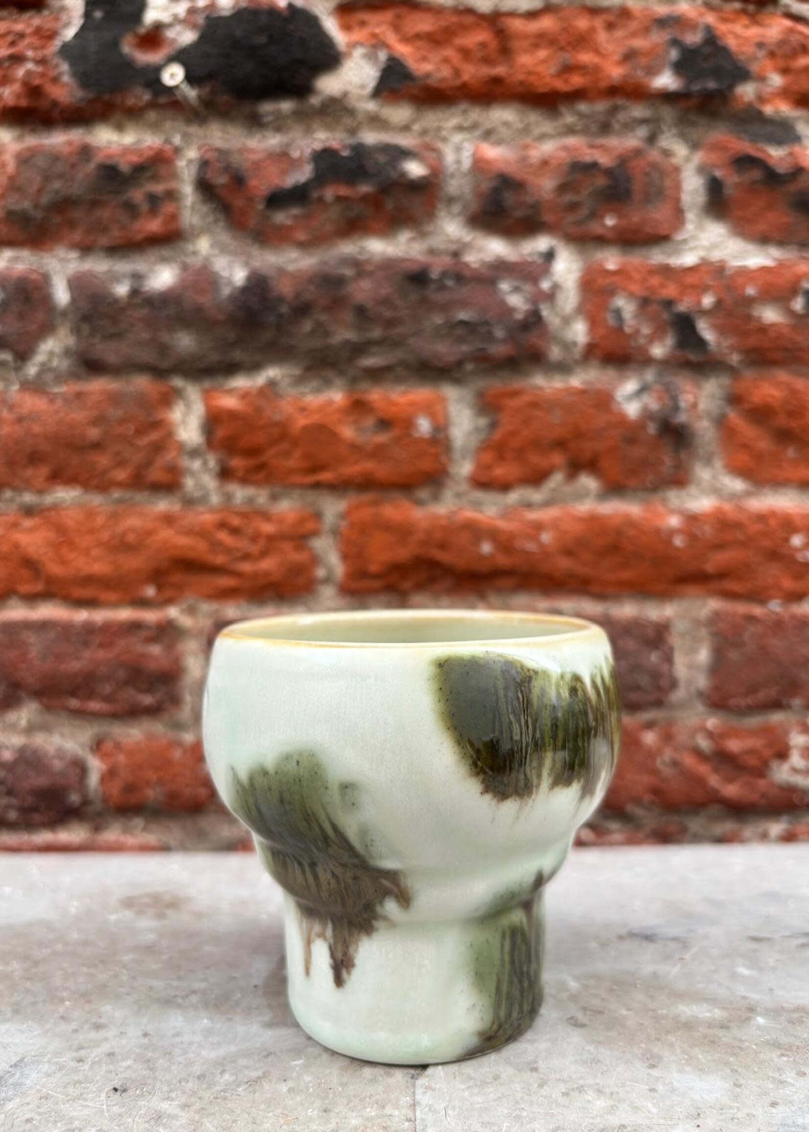 HKliving HKliving Ceramic 70's Lungo Mug 'Tide'