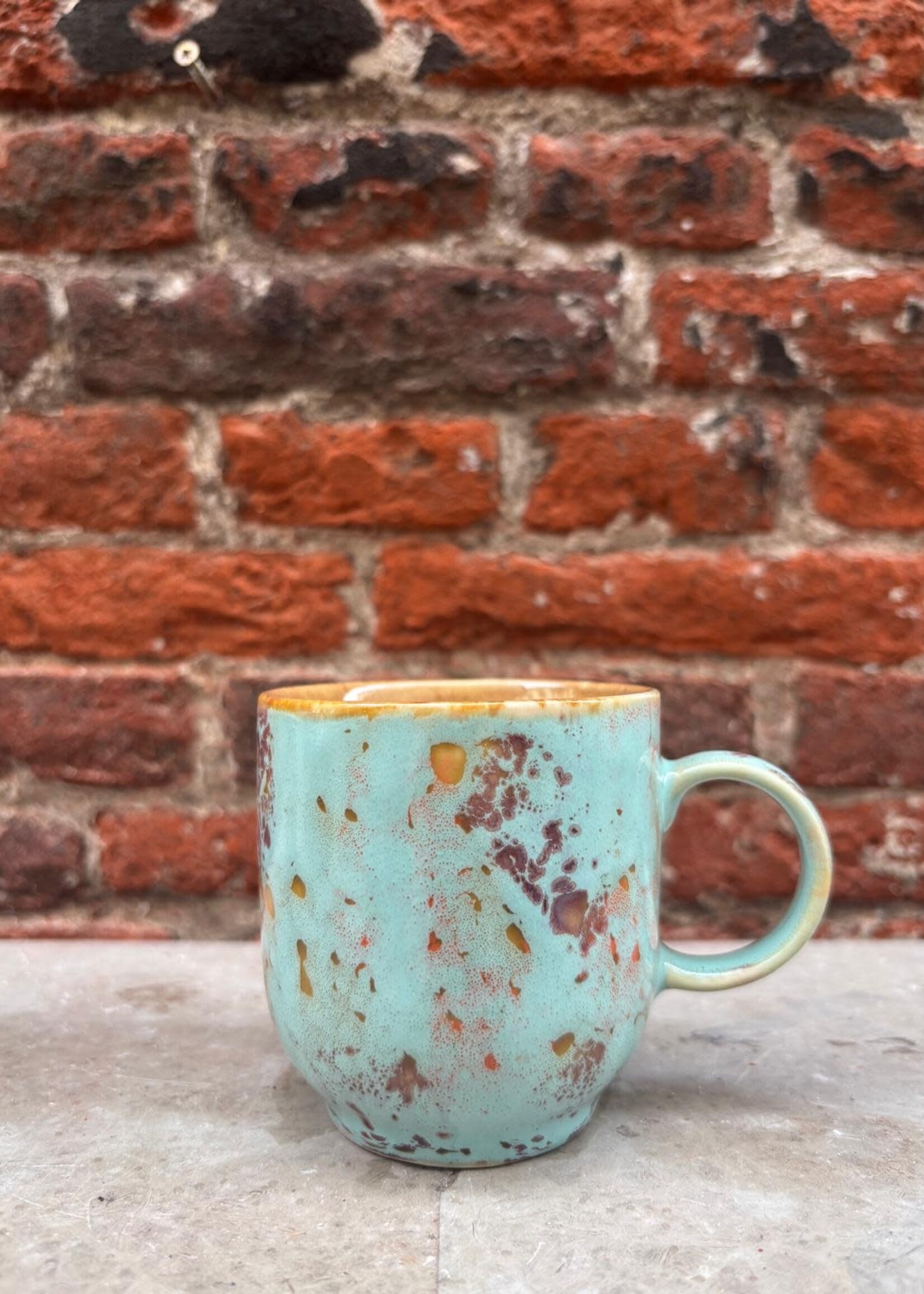 HKliving HKliving Ceramic 70's Café Mug 'Patina'