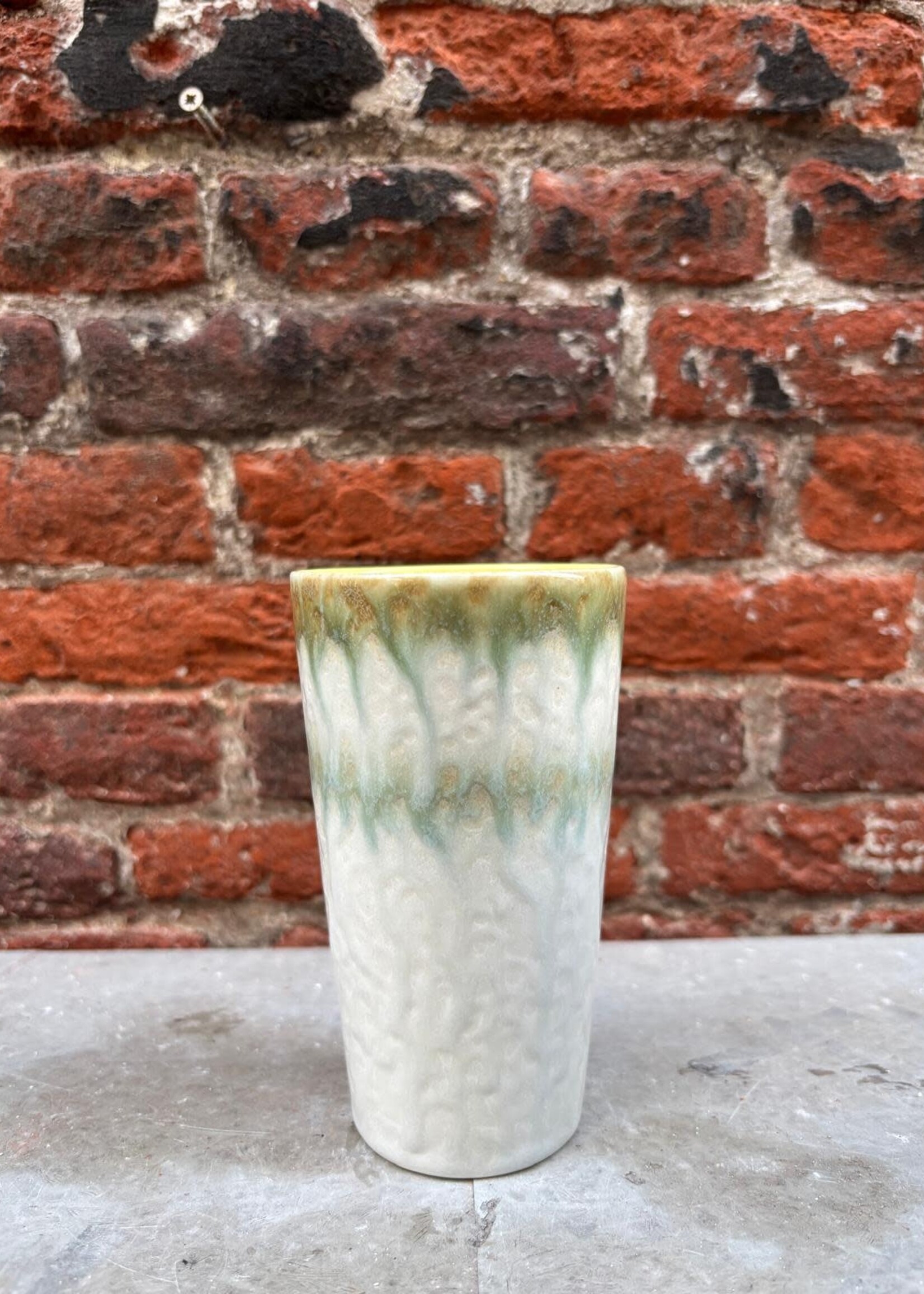 HKliving HKliving Ceramic 70's Latte Mug 'Petal'