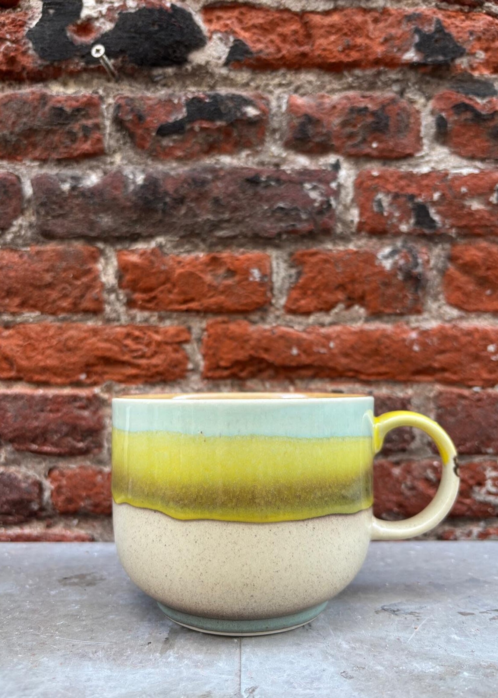 HKliving HKliving Ceramic 70's Tea Cup 'Glint'