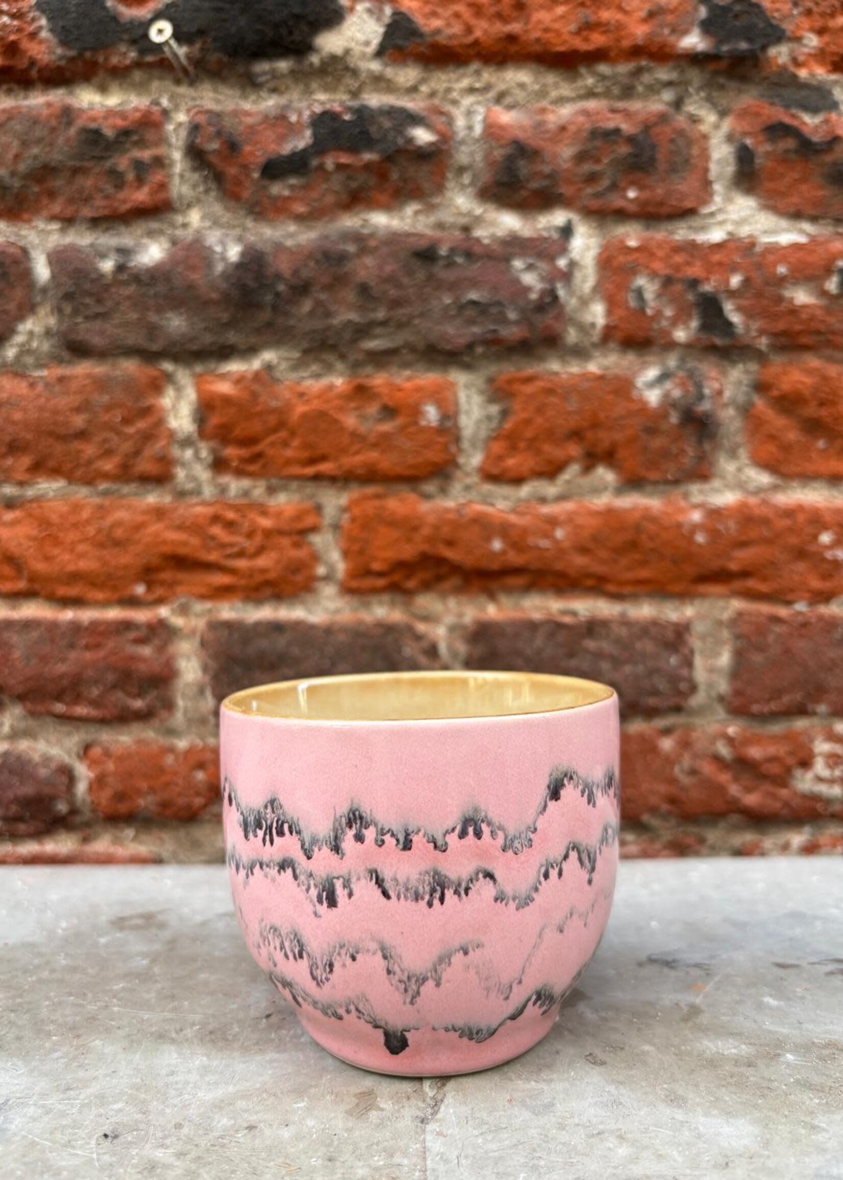 HKliving HKliving Ceramic 70's Café Cup 'Bubble'