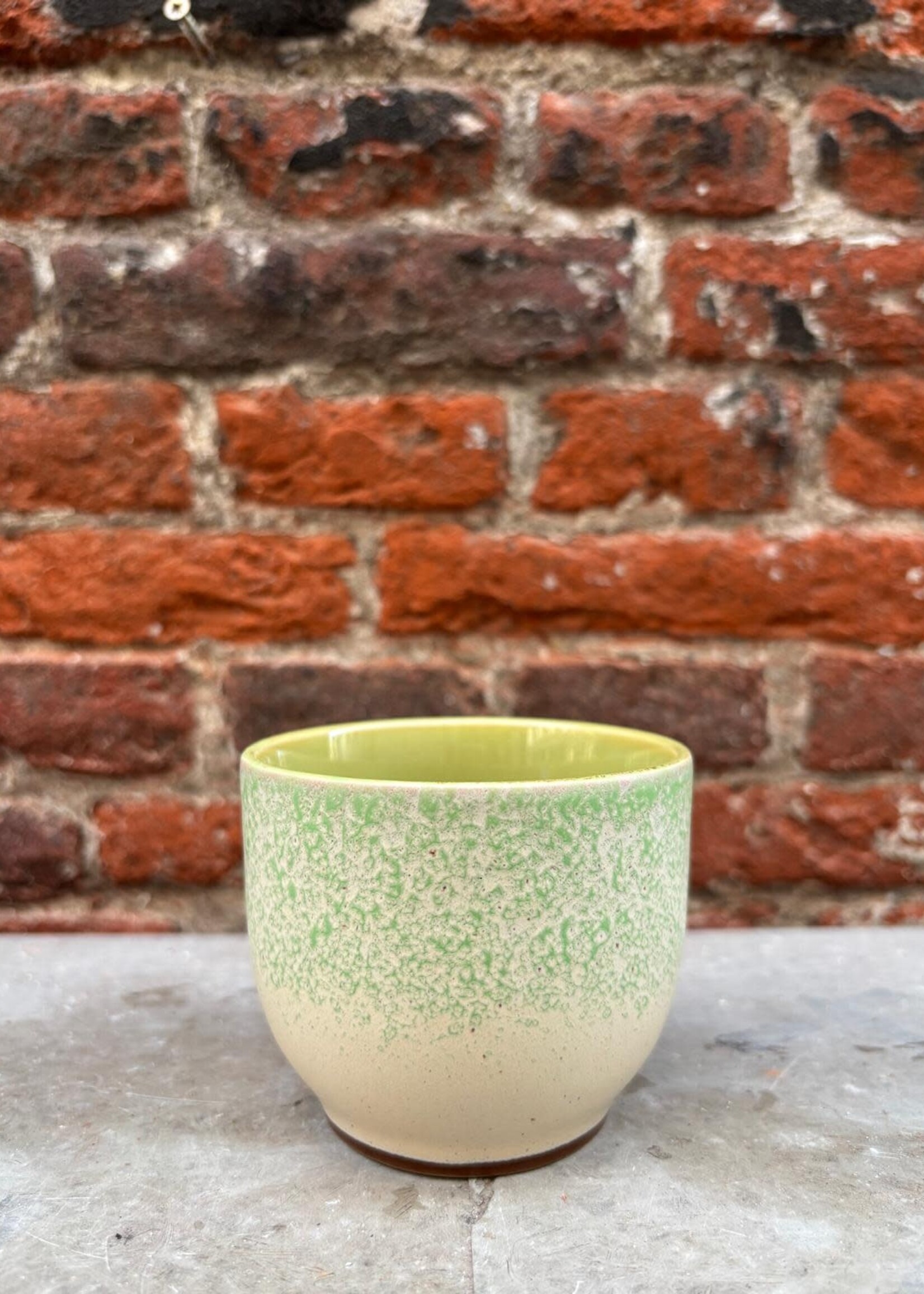 HKliving HKliving Ceramic 70's Café Cup 'Chalk'
