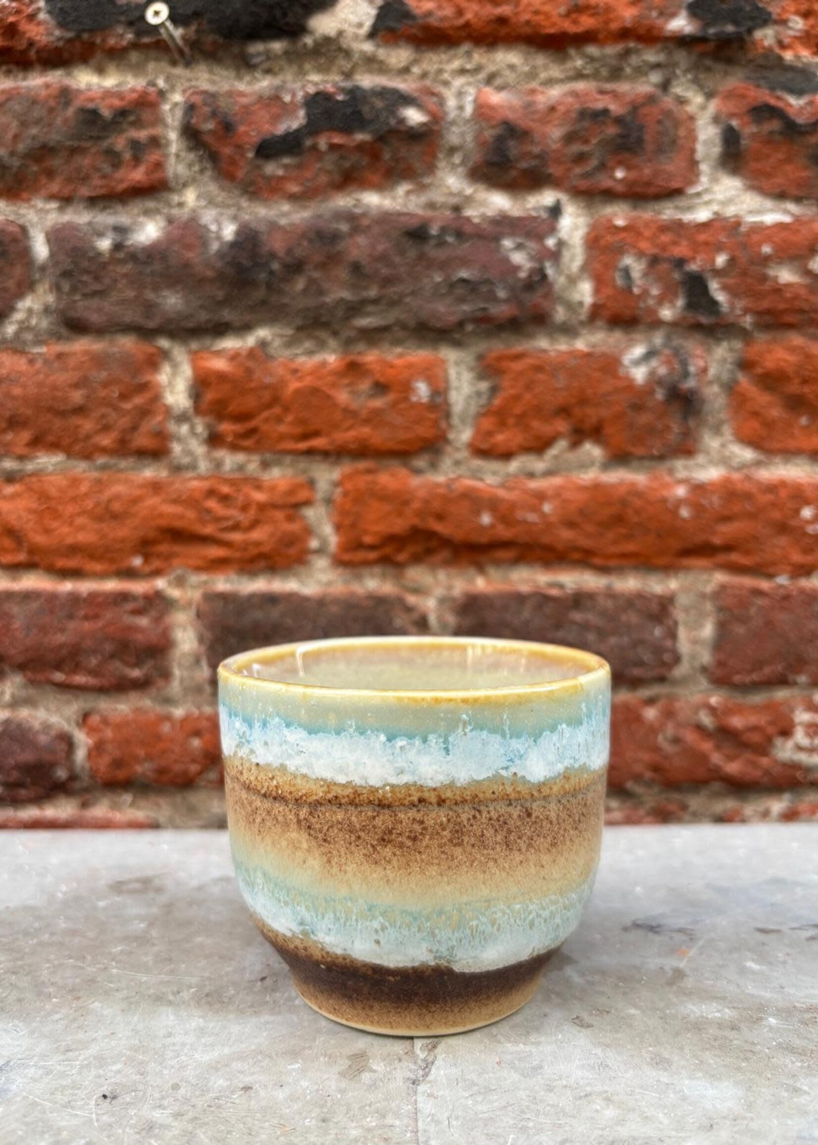 HKliving HKliving Ceramic 70's Café Cup 'Skyline'