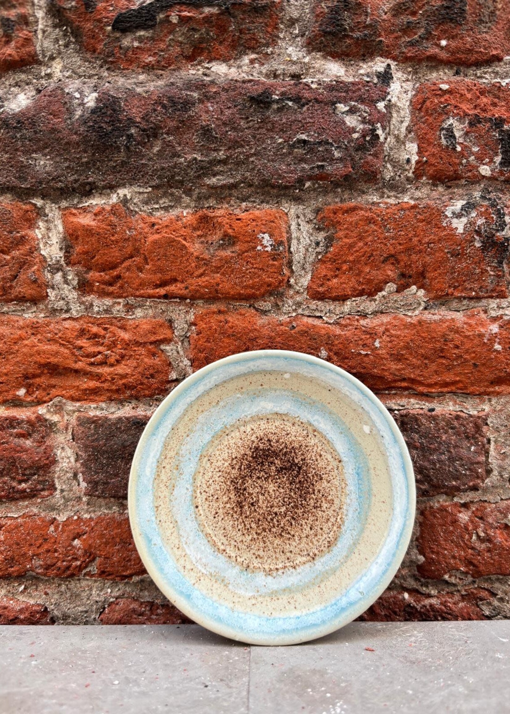 HKliving HKliving Ceramic 70's Saucer 'Skyline'