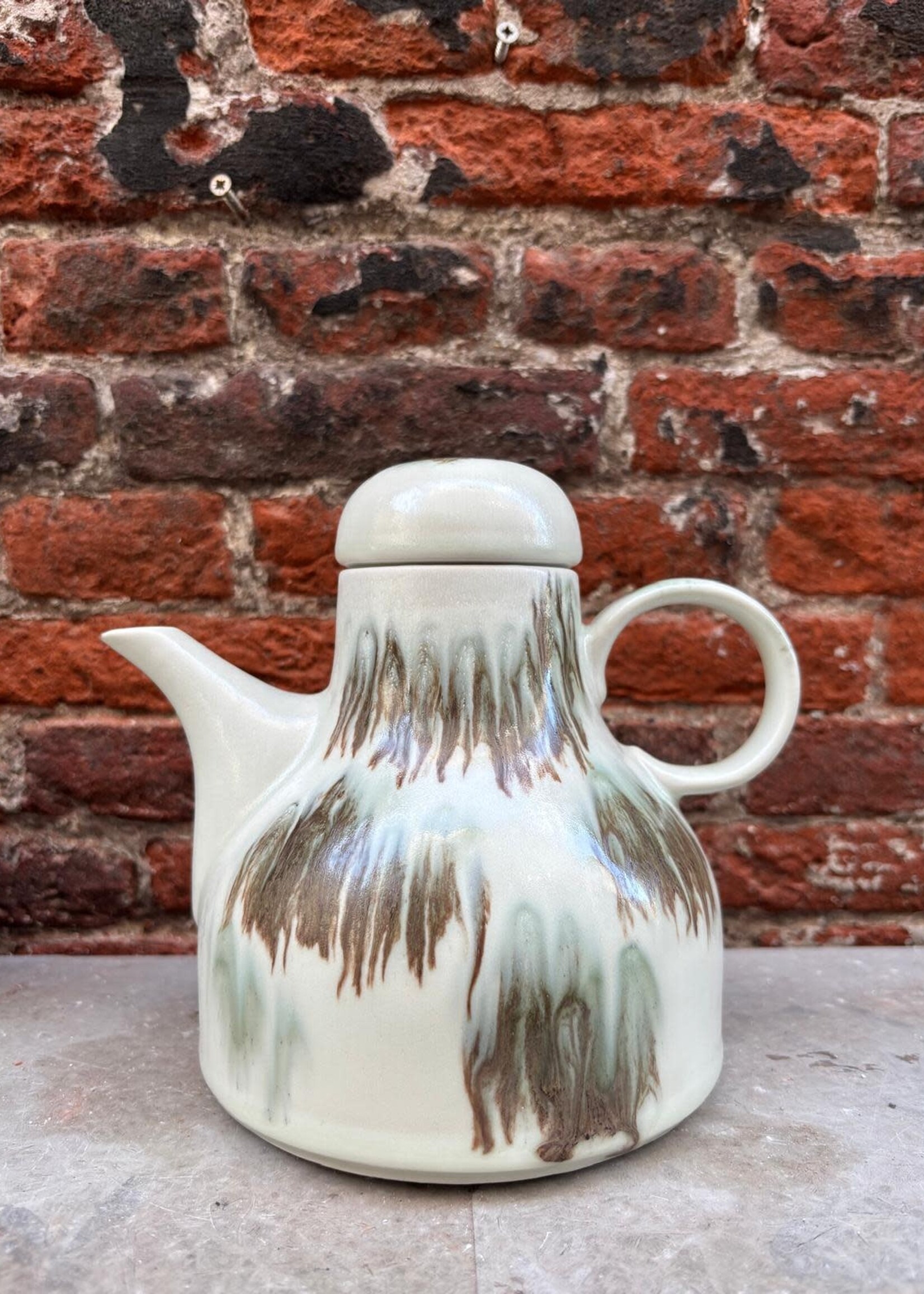 HKliving HKliving Ceramic 70's Coffee Pot 'Tide'