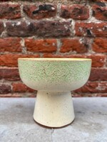 HKliving HKliving Ceramic 70's Tapas Bowl on Base L 'Slush'