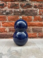 Addison Ross Addison Ross Chubby Salt & Pepper Grinder 12cm Navy