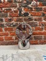 HKliving HKliving Retro Ceramic Clock 'Chrome'