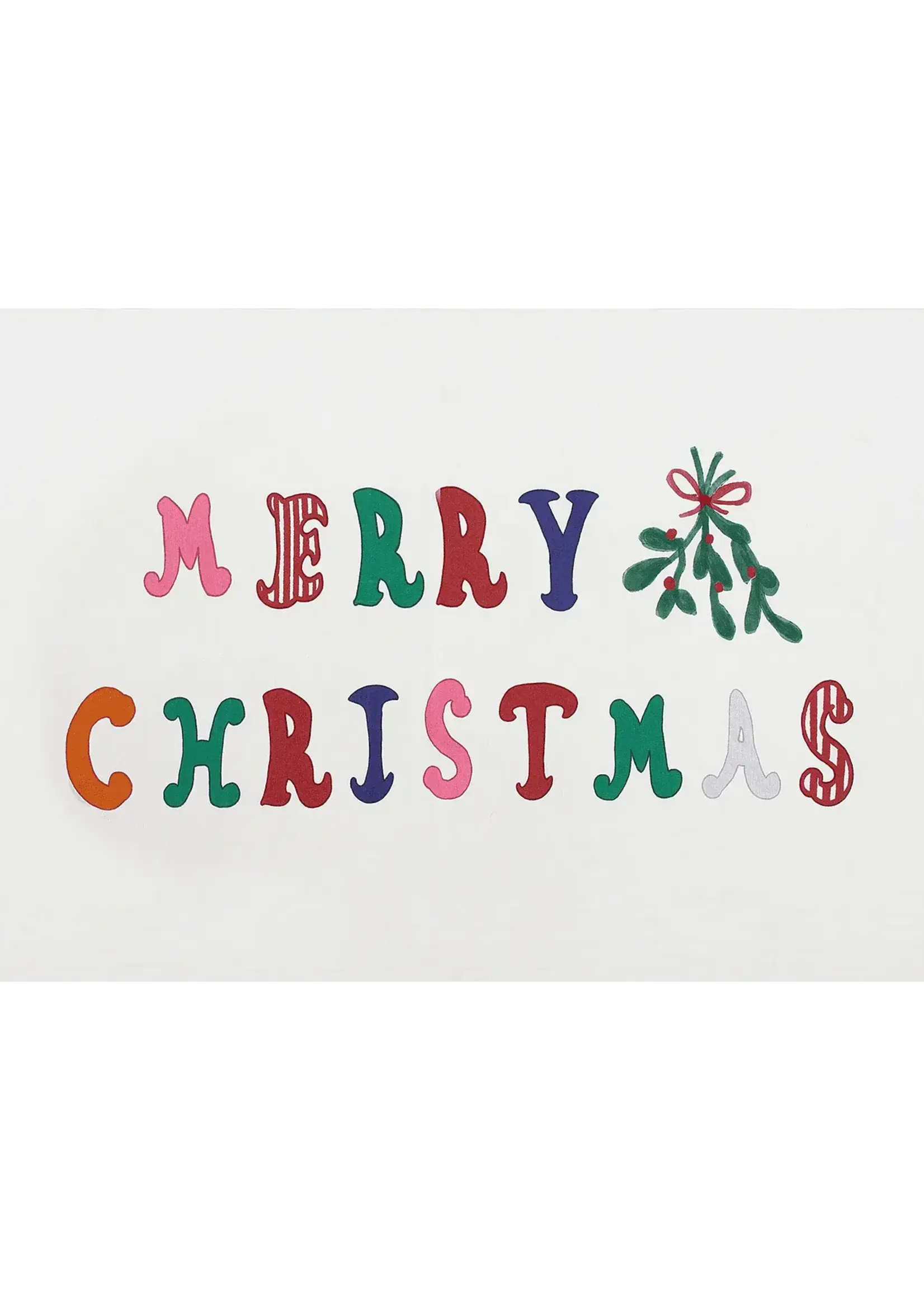 Anna + Nina Anna + Nina Merry Christmas Tablecloth