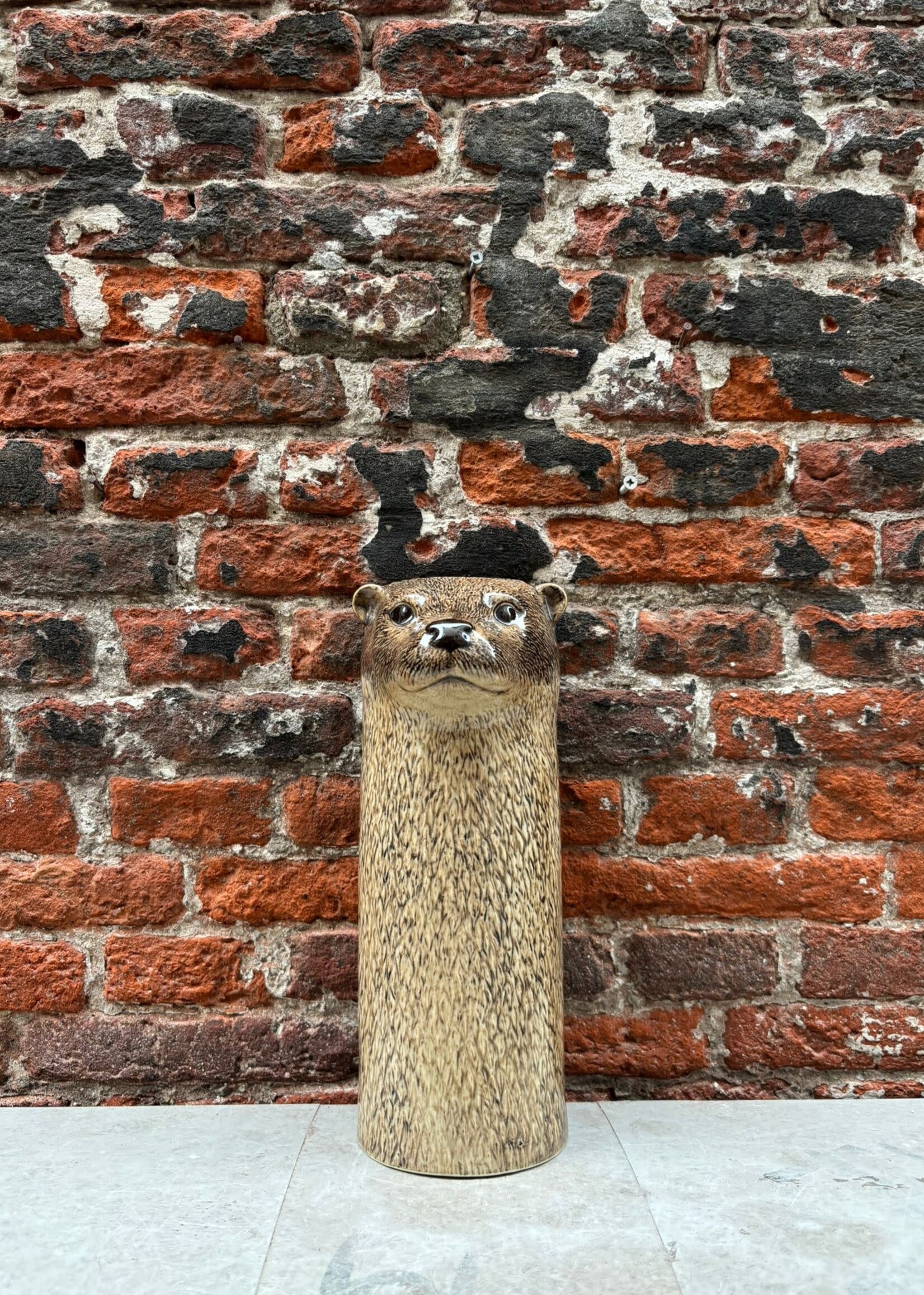 Quail Quail Flower Vase 'Otter'