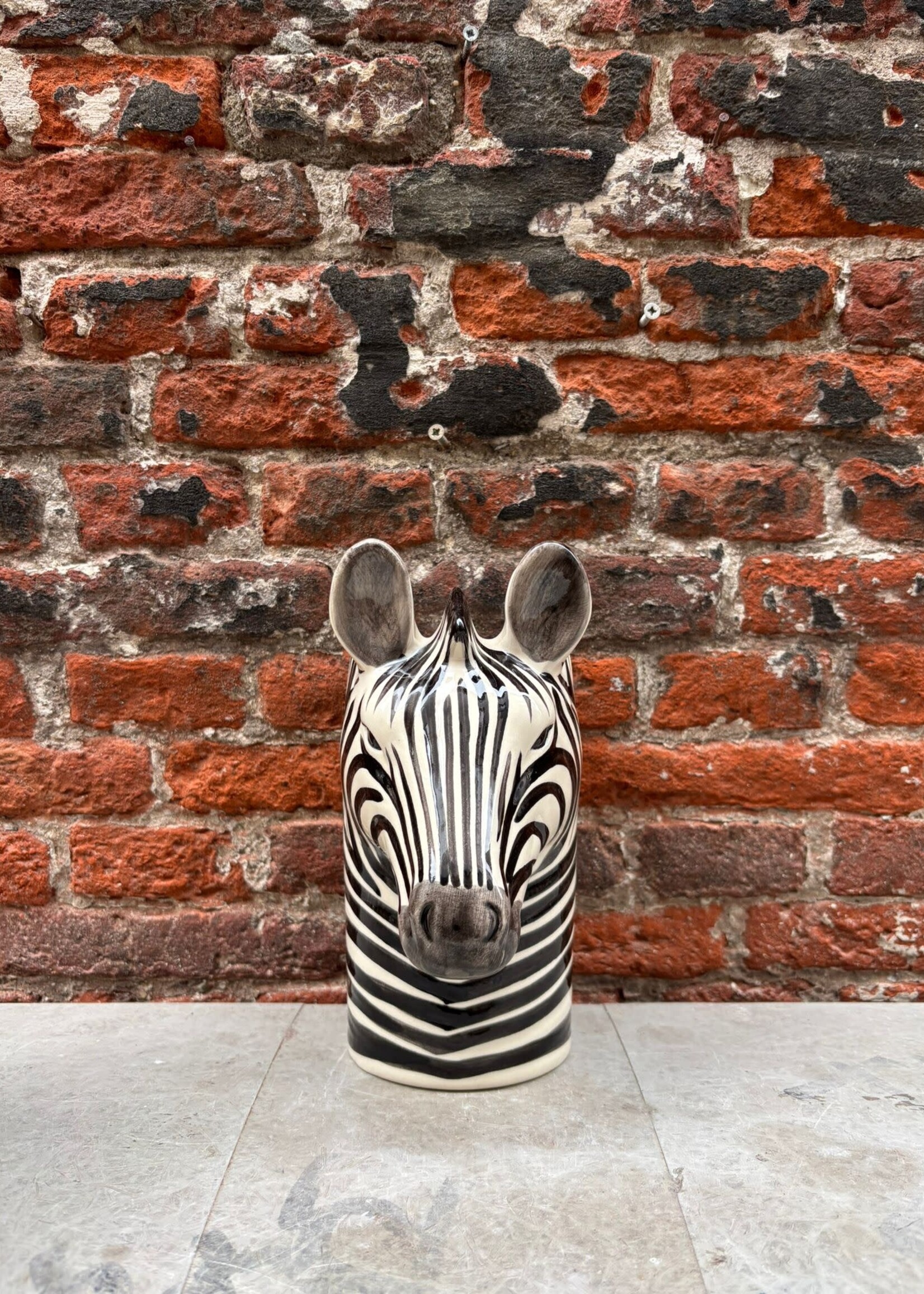 Quail Quail Zebra Utensil Pot