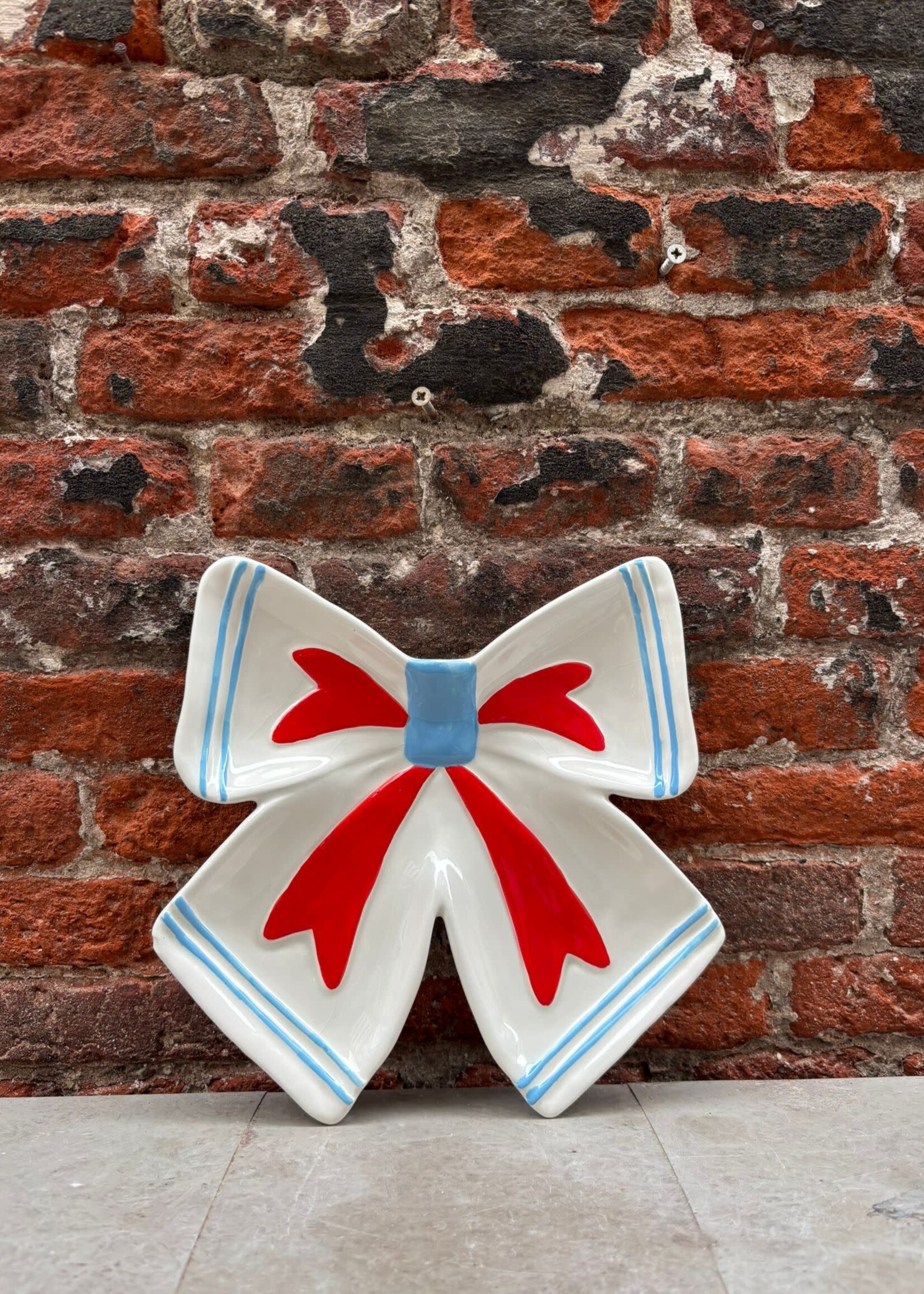 &Klevering &Klevering Ribbon Plate Off White