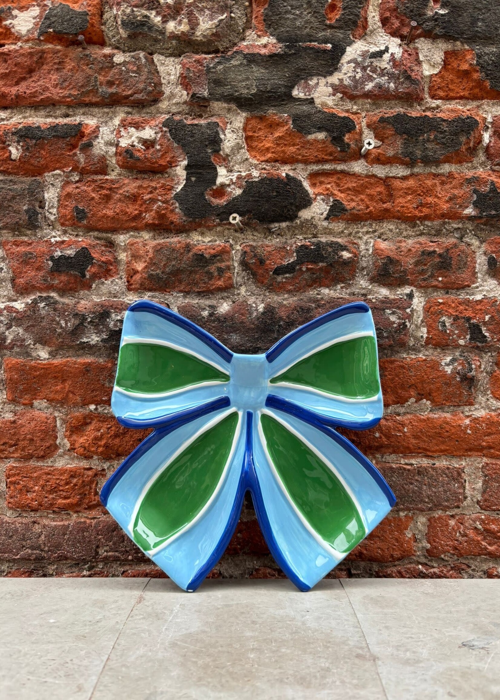 &Klevering &Klevering Ribbon Plate Blue