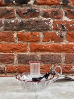 Anna + Nina Anna + Nina Christmas Maroon Candle Holder