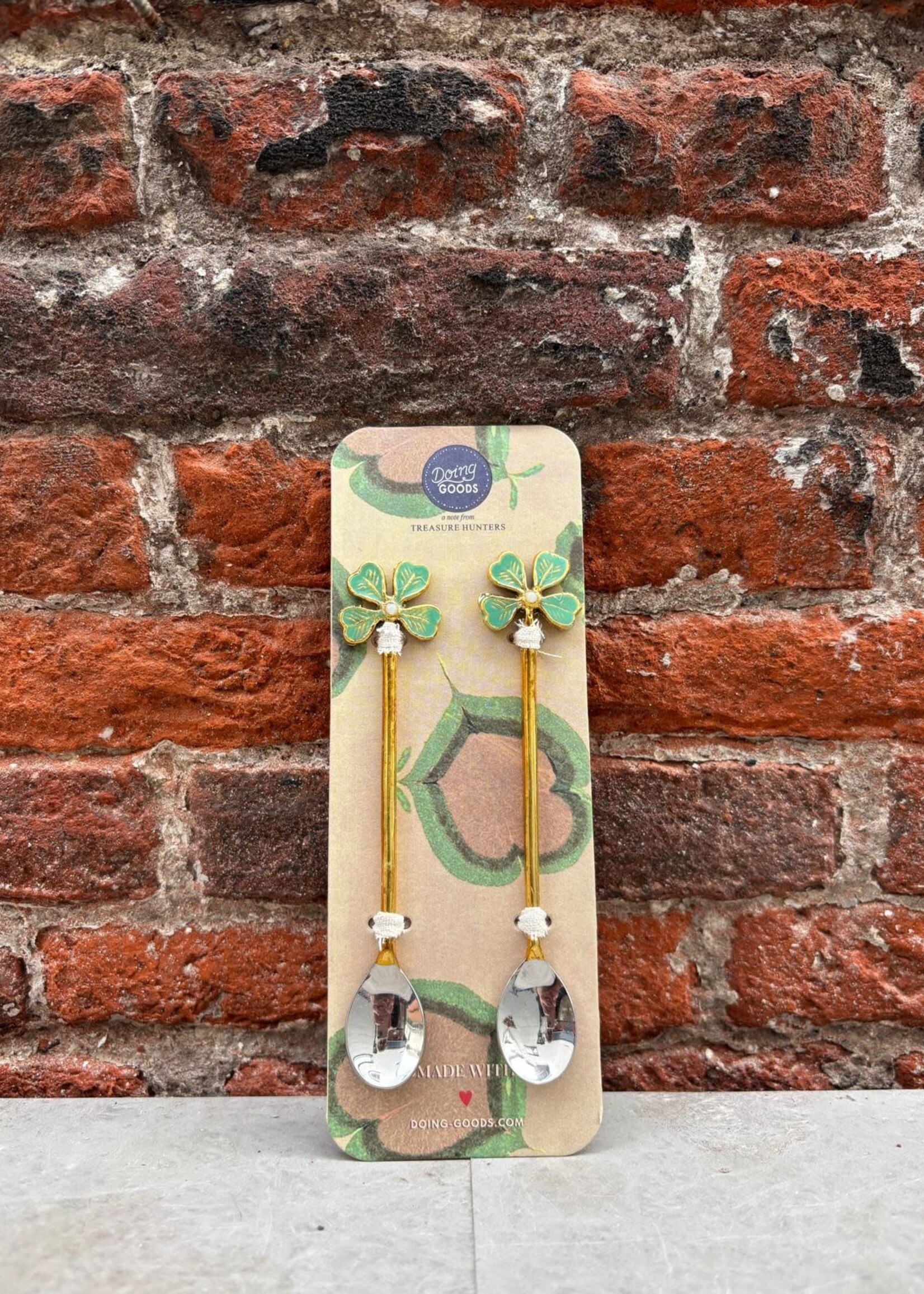 Doing Goods Doing Goods Lucky Clover Teaspoon Set