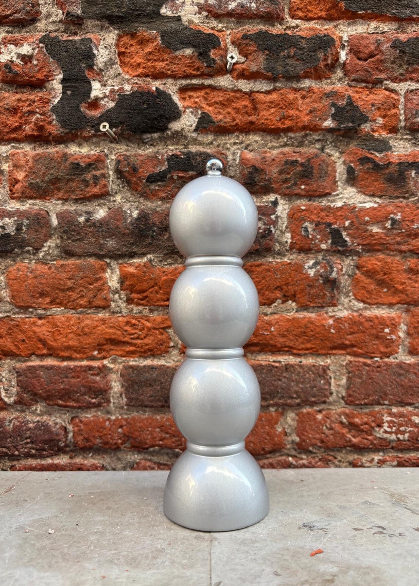 Addison Ross Addison Ross Bobbin Salt & Pepper Grinder 'Silver'