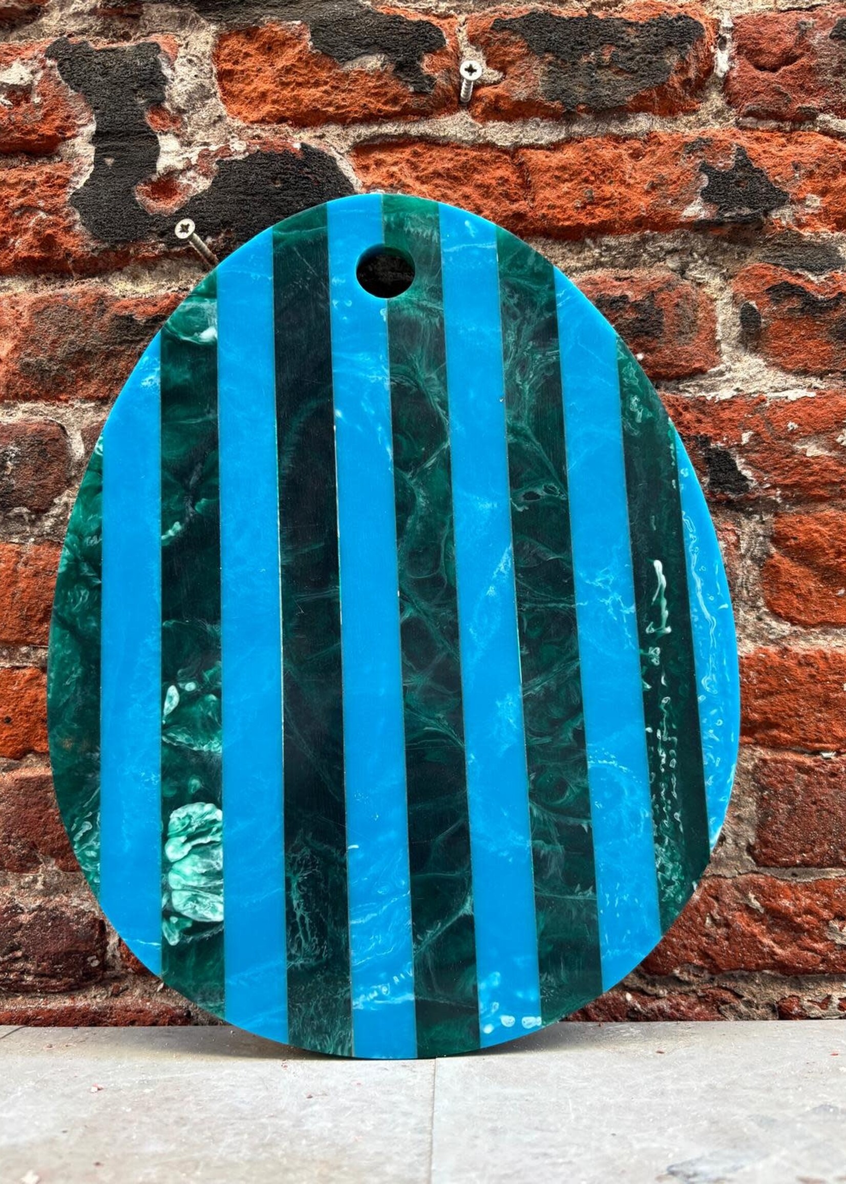 Au Maison Au Maison Cuttingboard Resin 'Green/Blue'