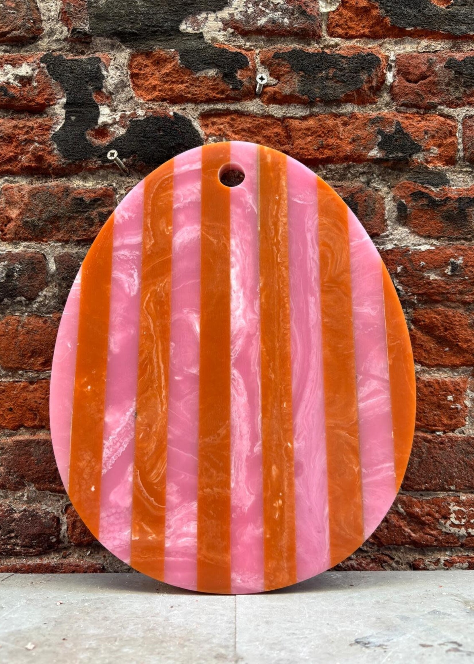 Au Maison Au Maison Cuttingboard Resin 'Orange/Pink'
