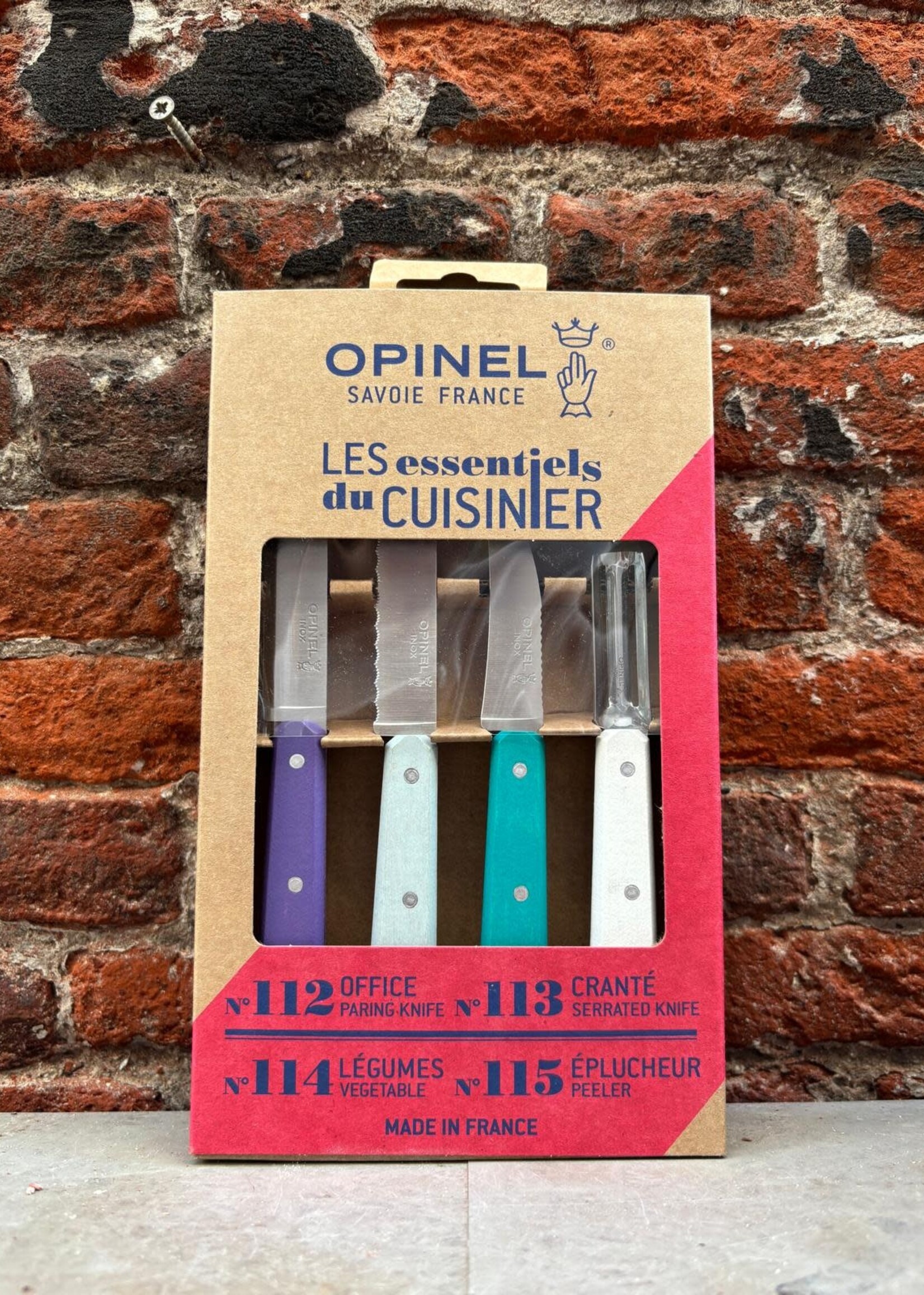 Opinel Opinel Keukenset 4-delig les Essentiels 'Art Deco'