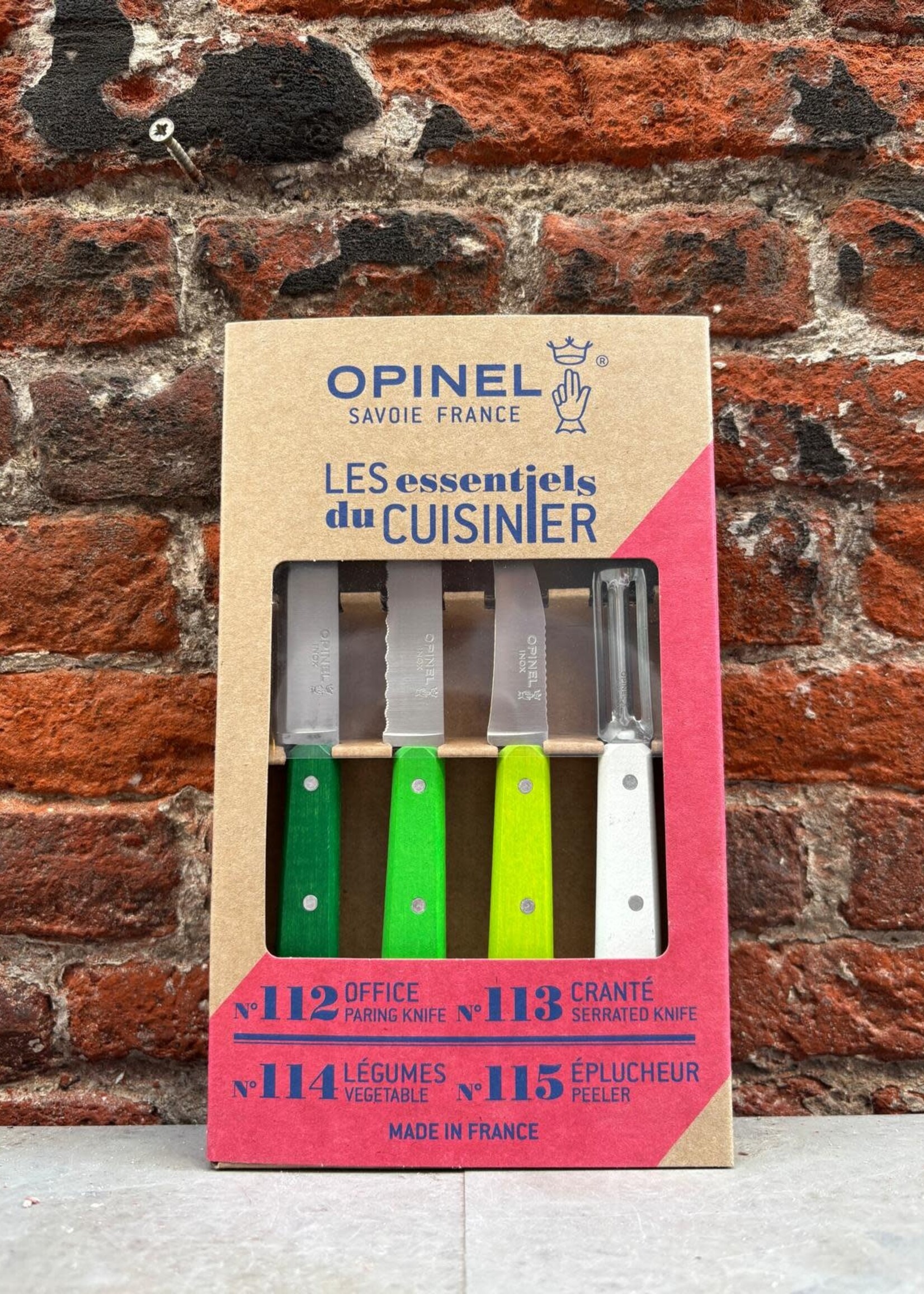 Opinel Opinel Keukenset 4-delig les Essentiels 'Primavera'