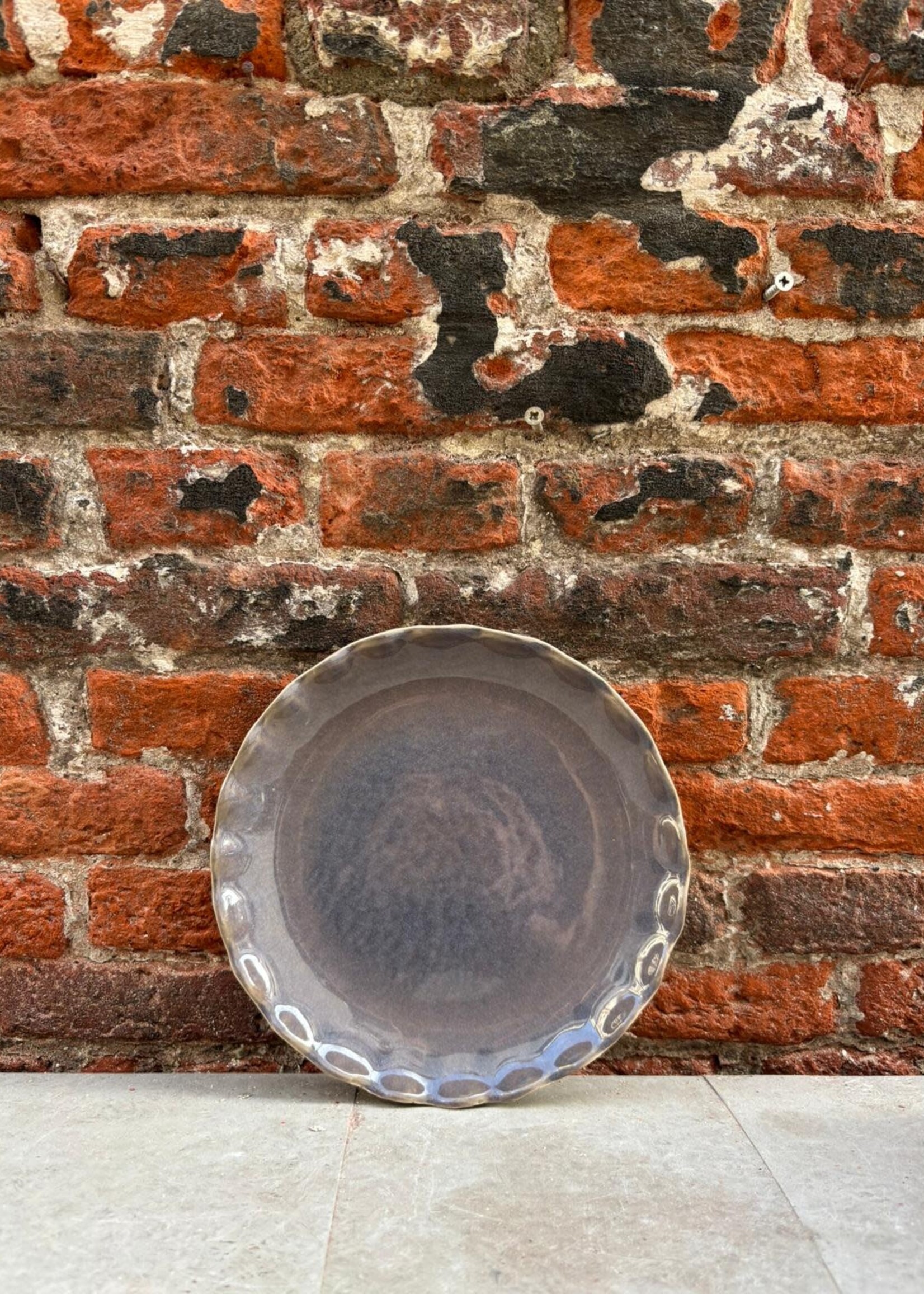 Gresnovo Gresnovo Moove Plate 13 cm 'Gris d'Orage'