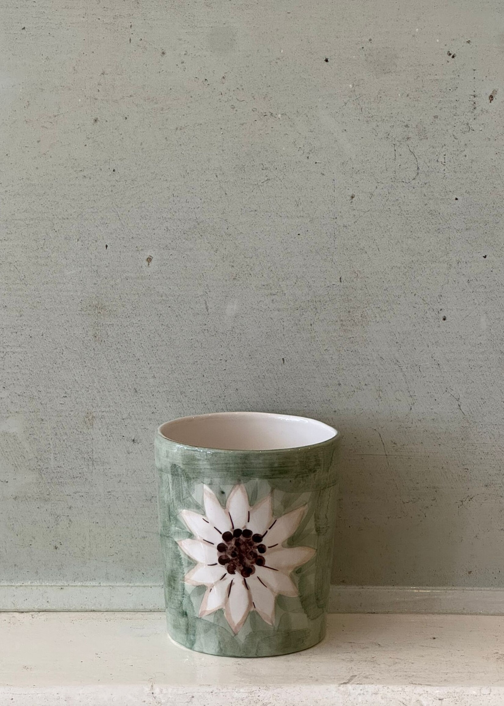 Anna + Nina Anna + Nina White Lotus Dreams Latte Cup