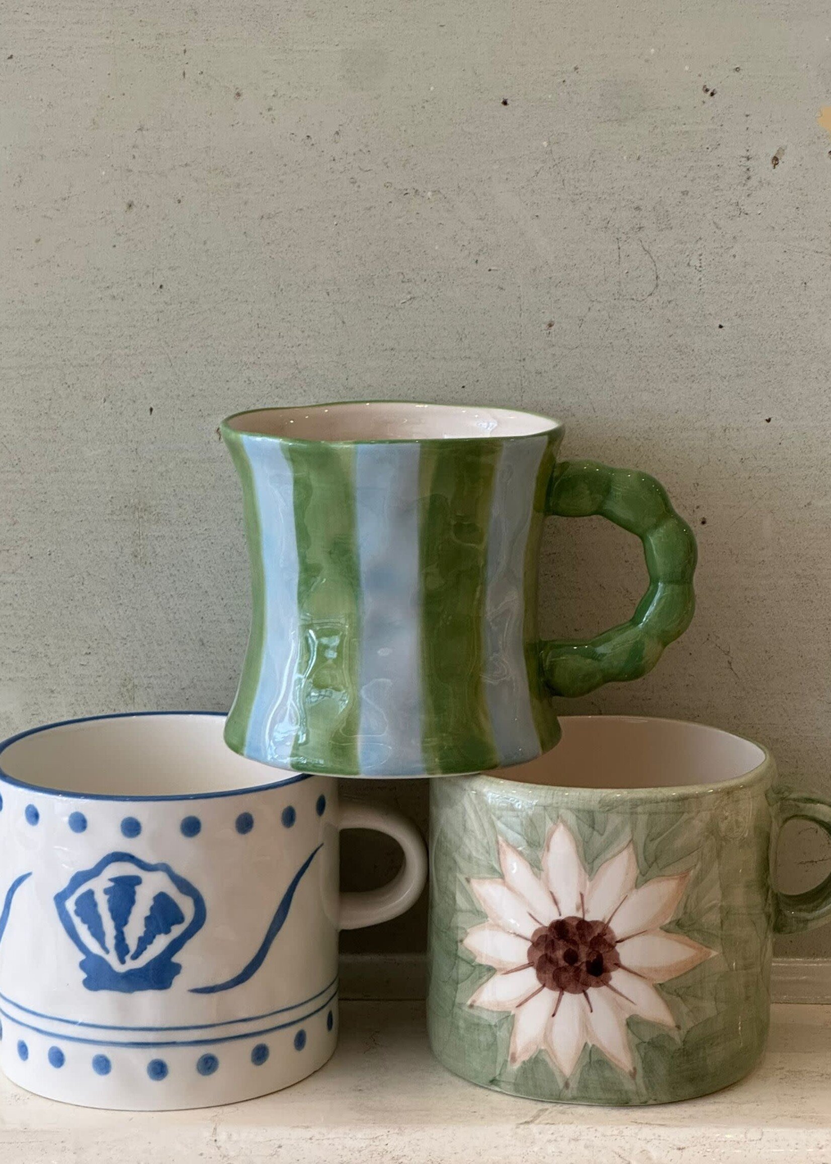 Anna + Nina Anna + Nina White Lotus Dreams Tea Mug