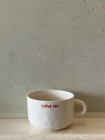 Anna + Nina Anna + Nina 'I Love You' Cappuccino Mug
