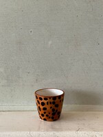 Anna + Nina Anna + Nina Leopard Espresso Cup