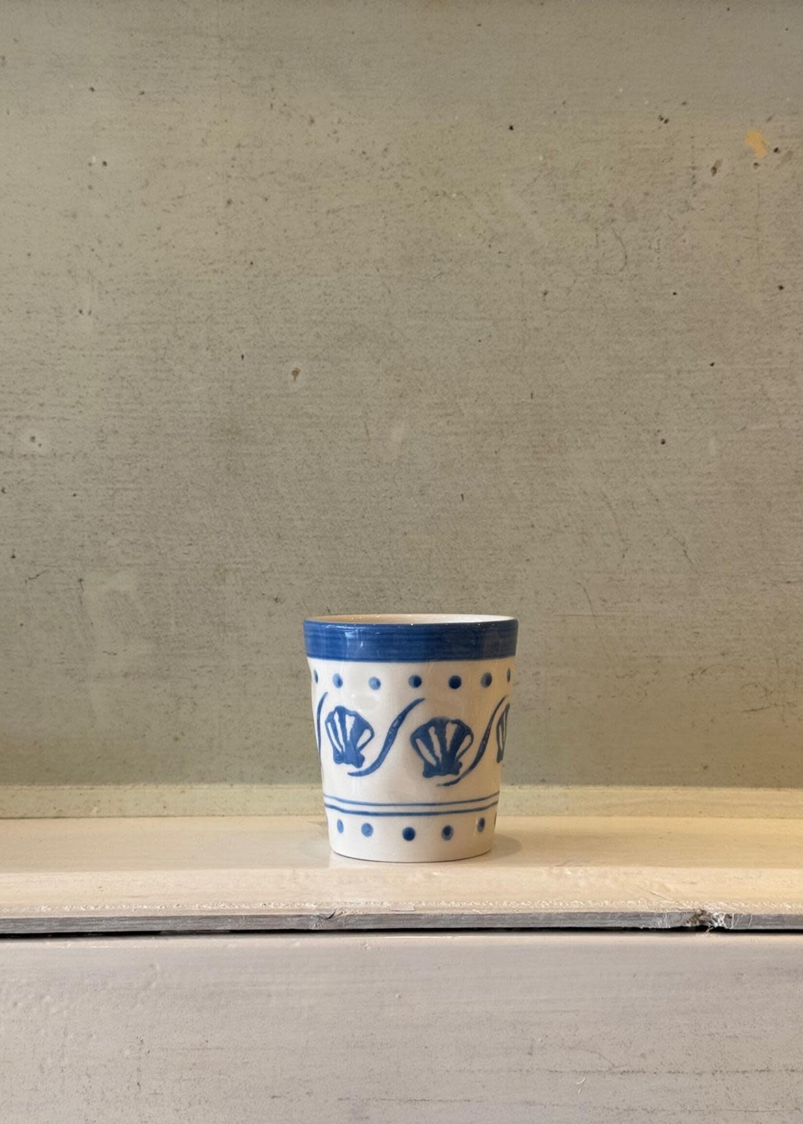 Anna + Nina Anna + Nina Azure Shore Coffee Cup