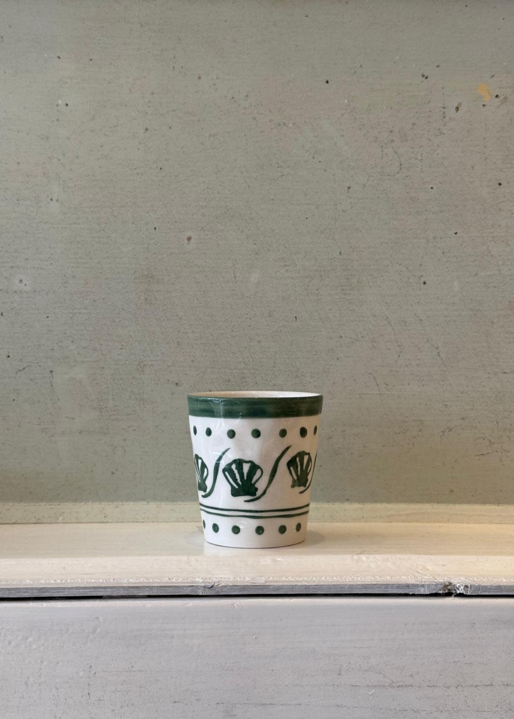 Anna + Nina Anna + Nina Seagrass Shore Coffee Cup