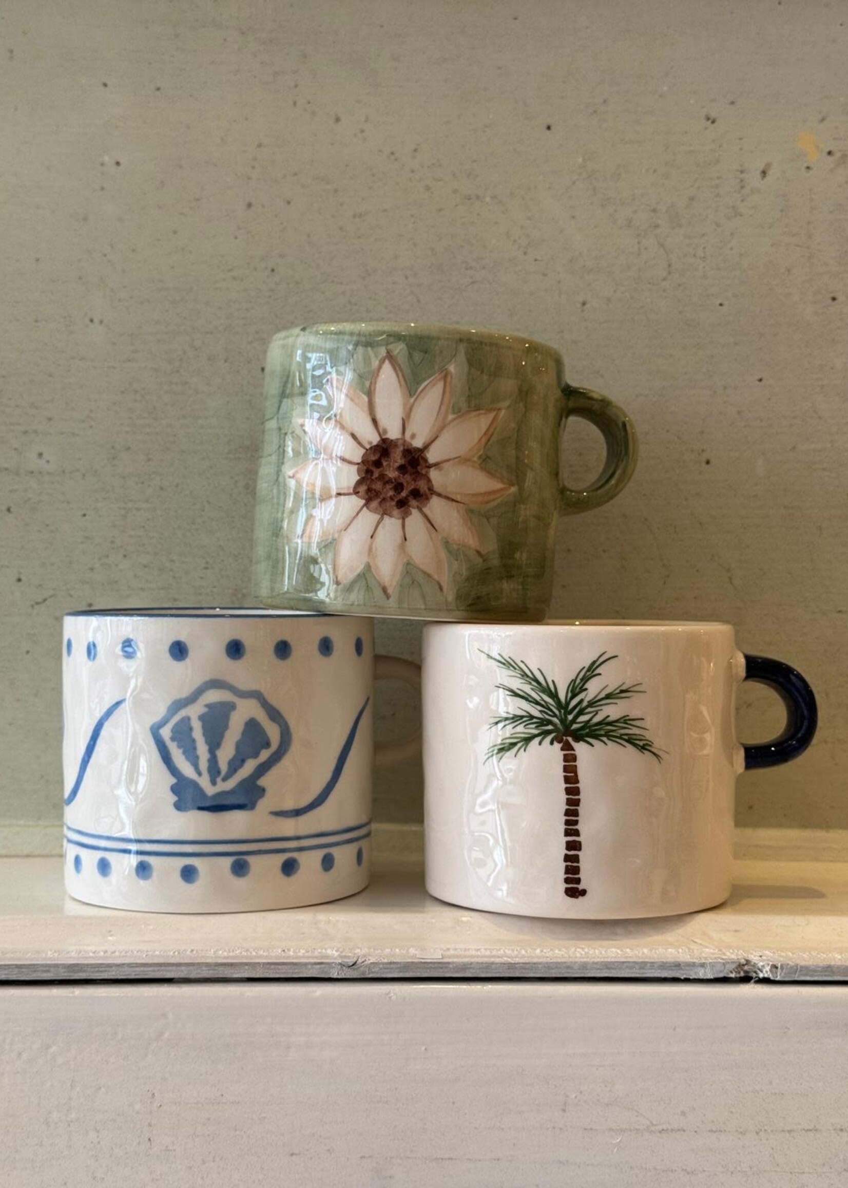 Anna + Nina Anna + Nina White Lotus Dreams Tea Mug