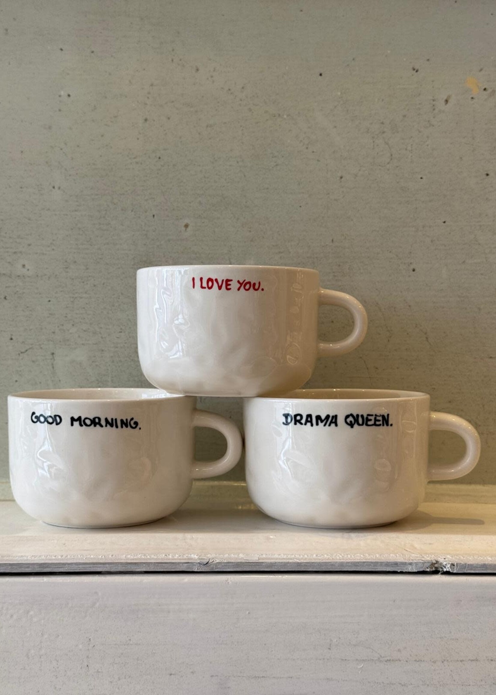 Anna + Nina Anna + Nina 'I Love You' Cappuccino Mug