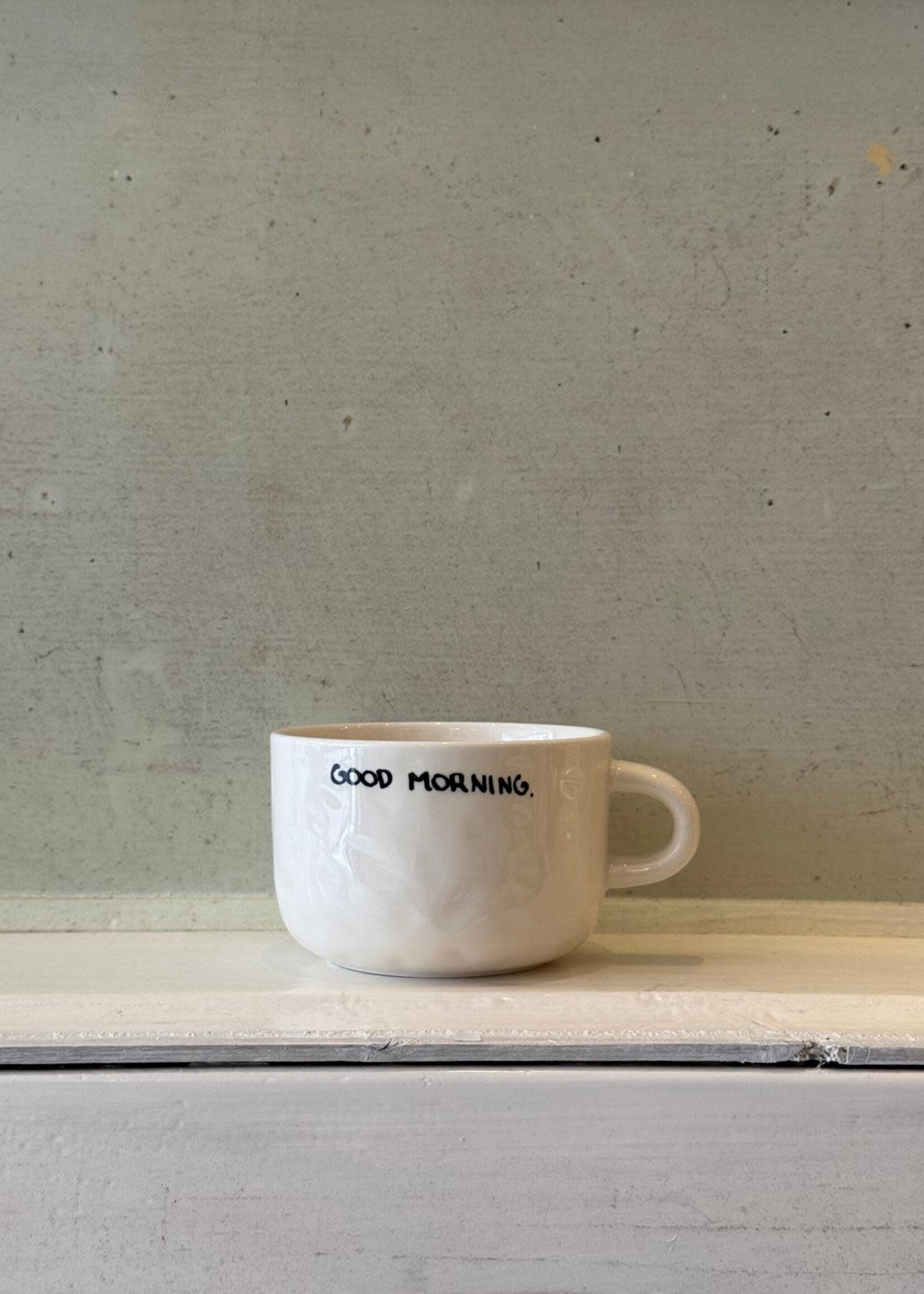 Anna + Nina Anna + Nina Good Morning Cappuccino Mug